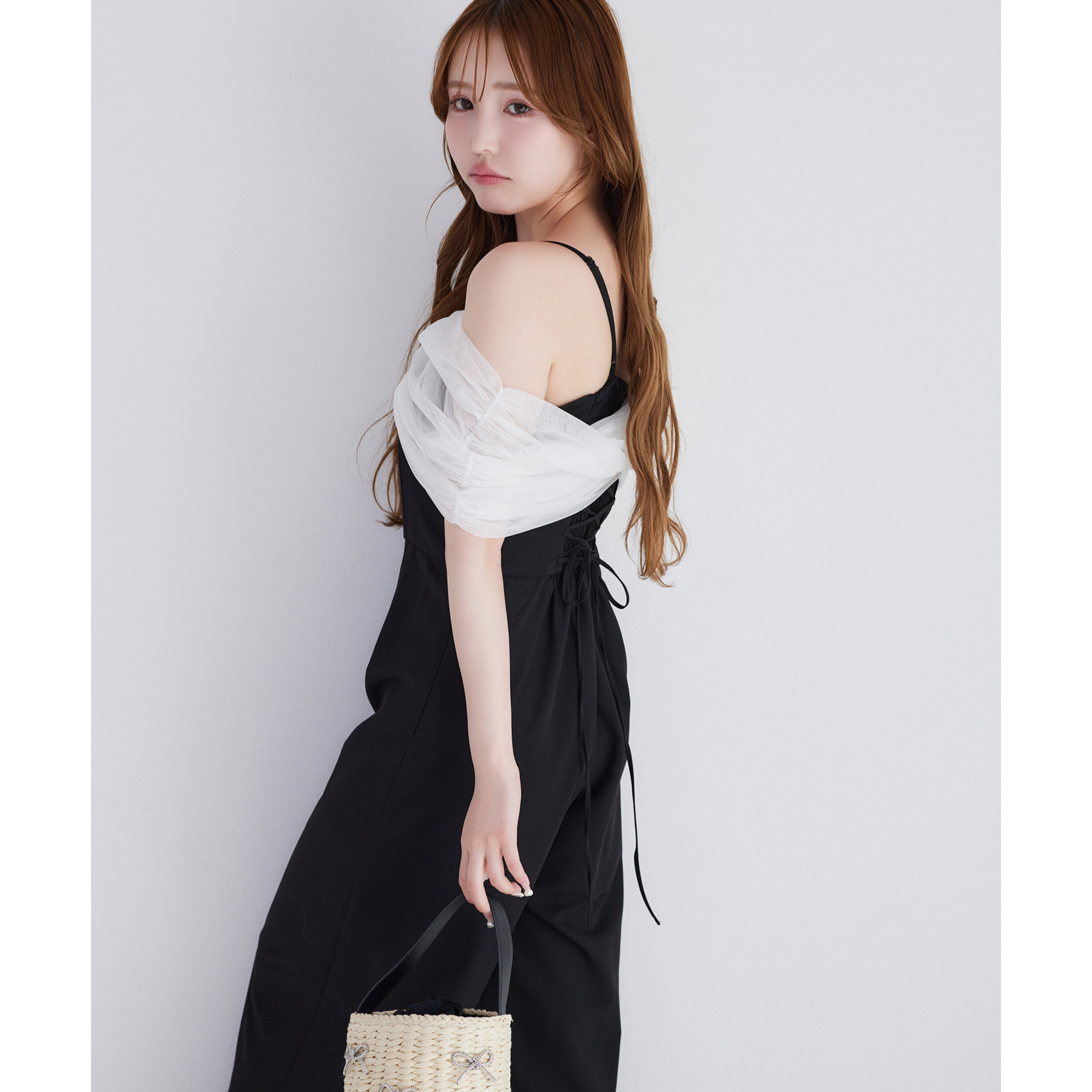 Black collection】リボンロンパース | ファッション通販サイト NUGU