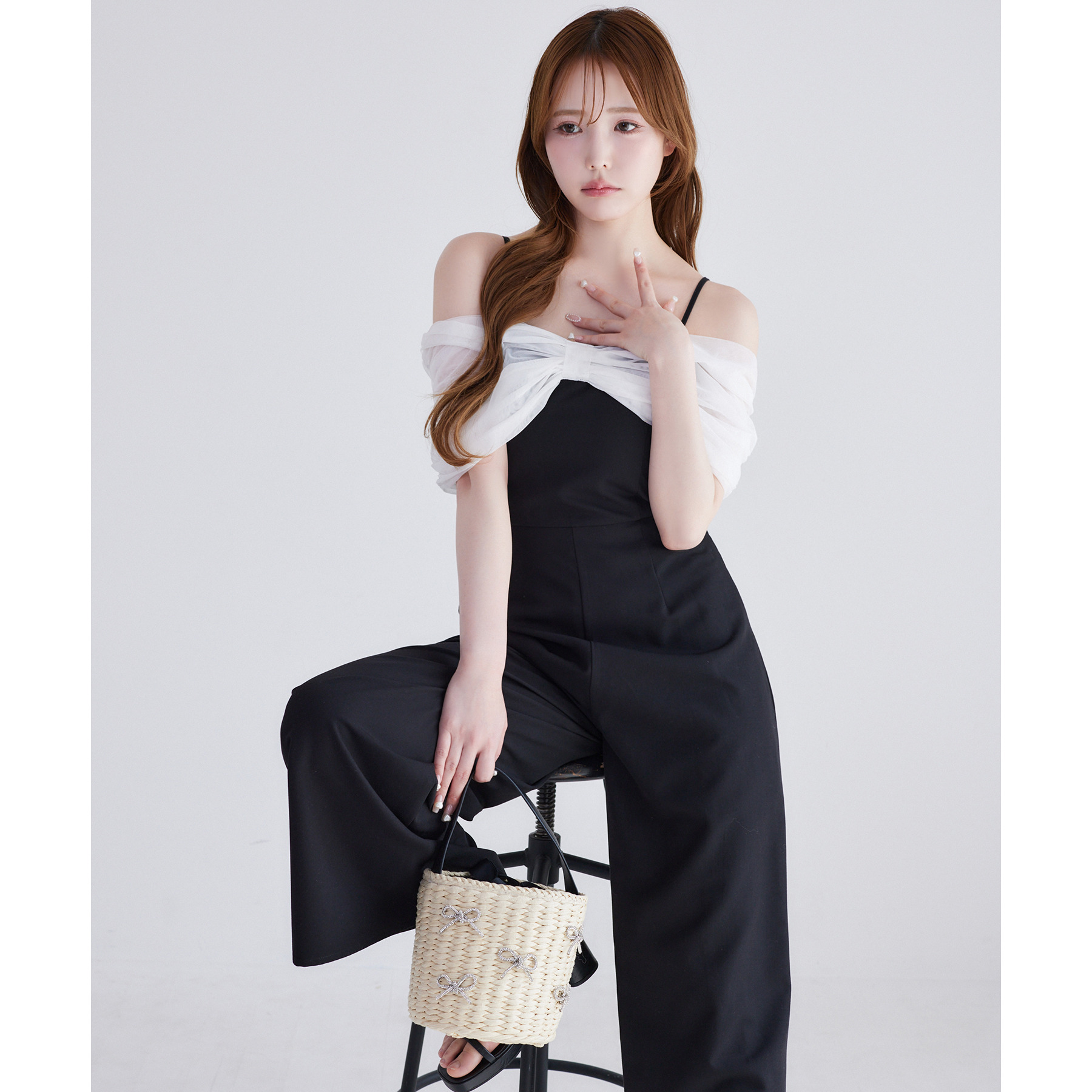 試着のみ CLARA セレクトショップ ビッグリボン ロンパース Sサイズ Black collection】リボンロンパース | ファッション通販サイト NUGU