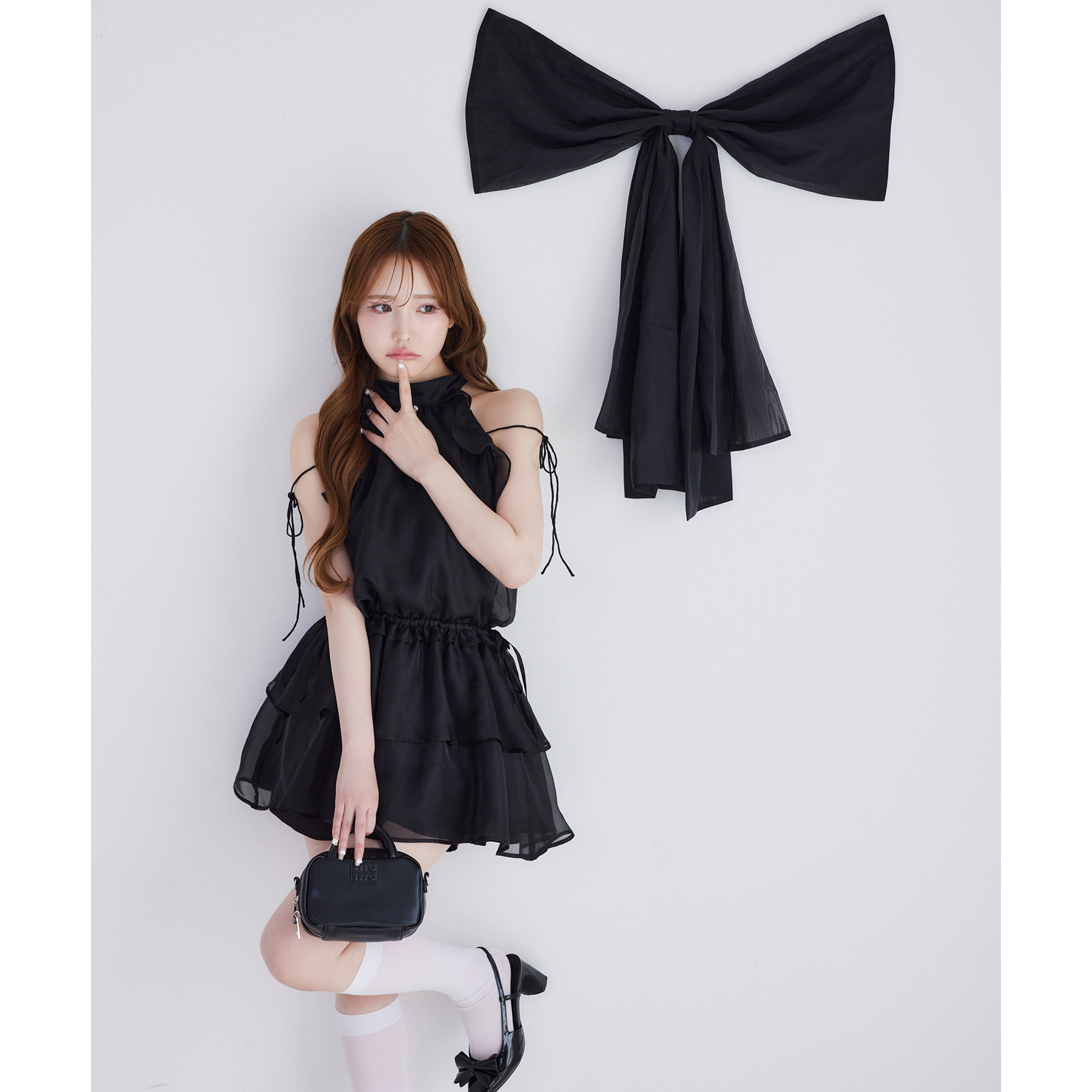 Black collection】新色追加／アメスリミニワンピース | one
