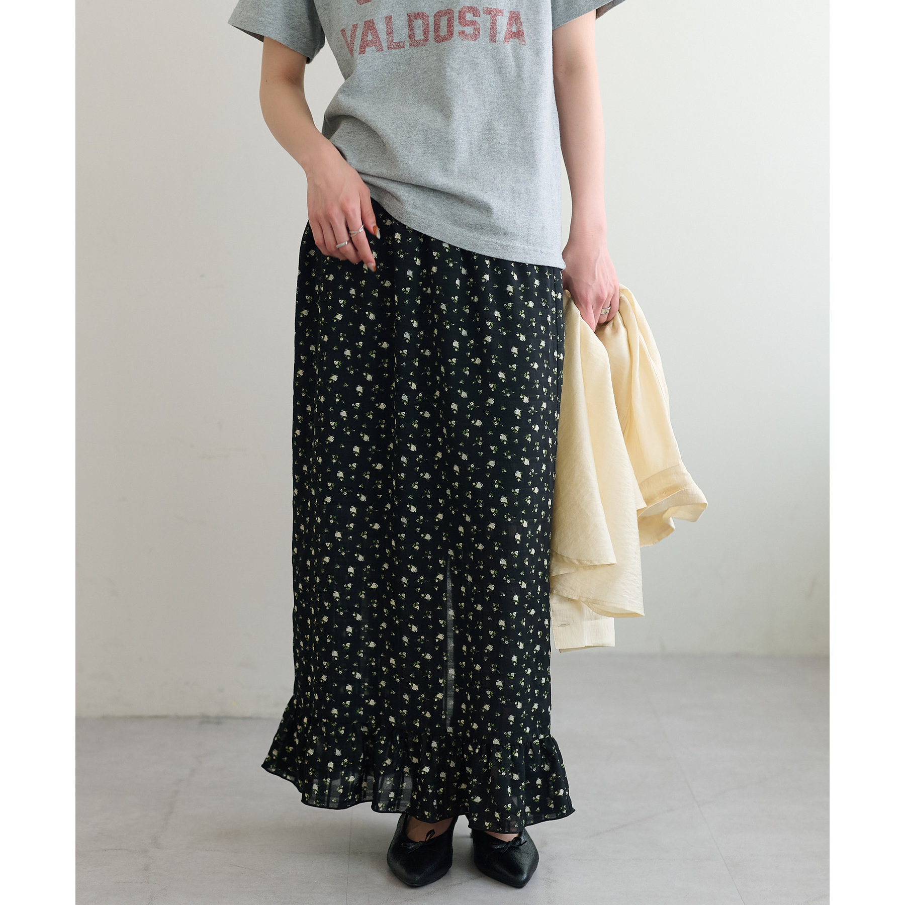 クローラ CROLLA 花柄スカート 小花柄切替スカート | フレアスカート | NOELA OFFICIAL WEB STORE