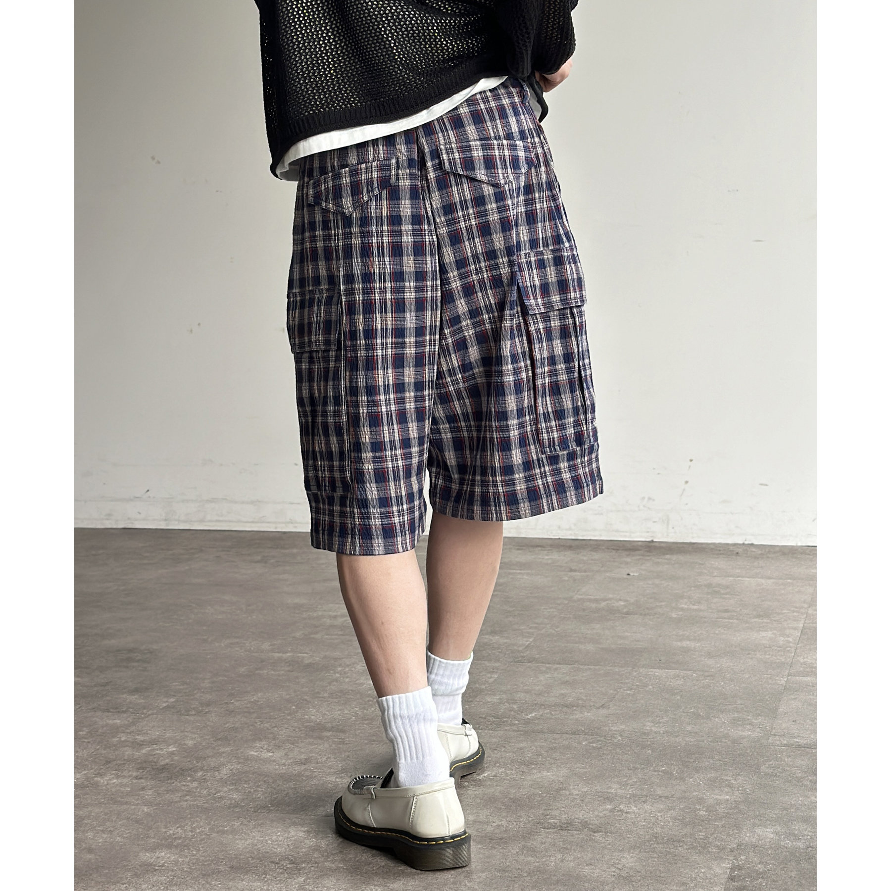 visvim チェック カーゴショートパンツ visvim チェック カーゴショートパンツ visvim - MARSWELL SHIRT