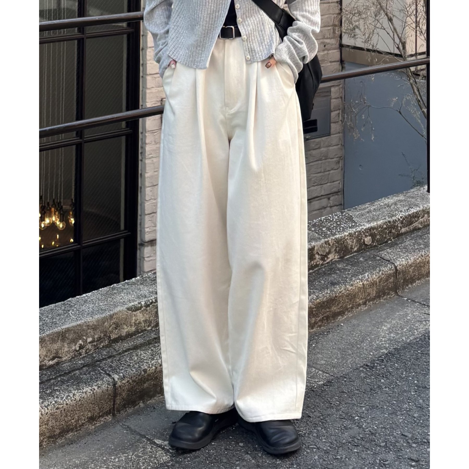 ぎゅな☺︎ページ セットアップ対応】ソフトメルトンパンツ | ファッション通販