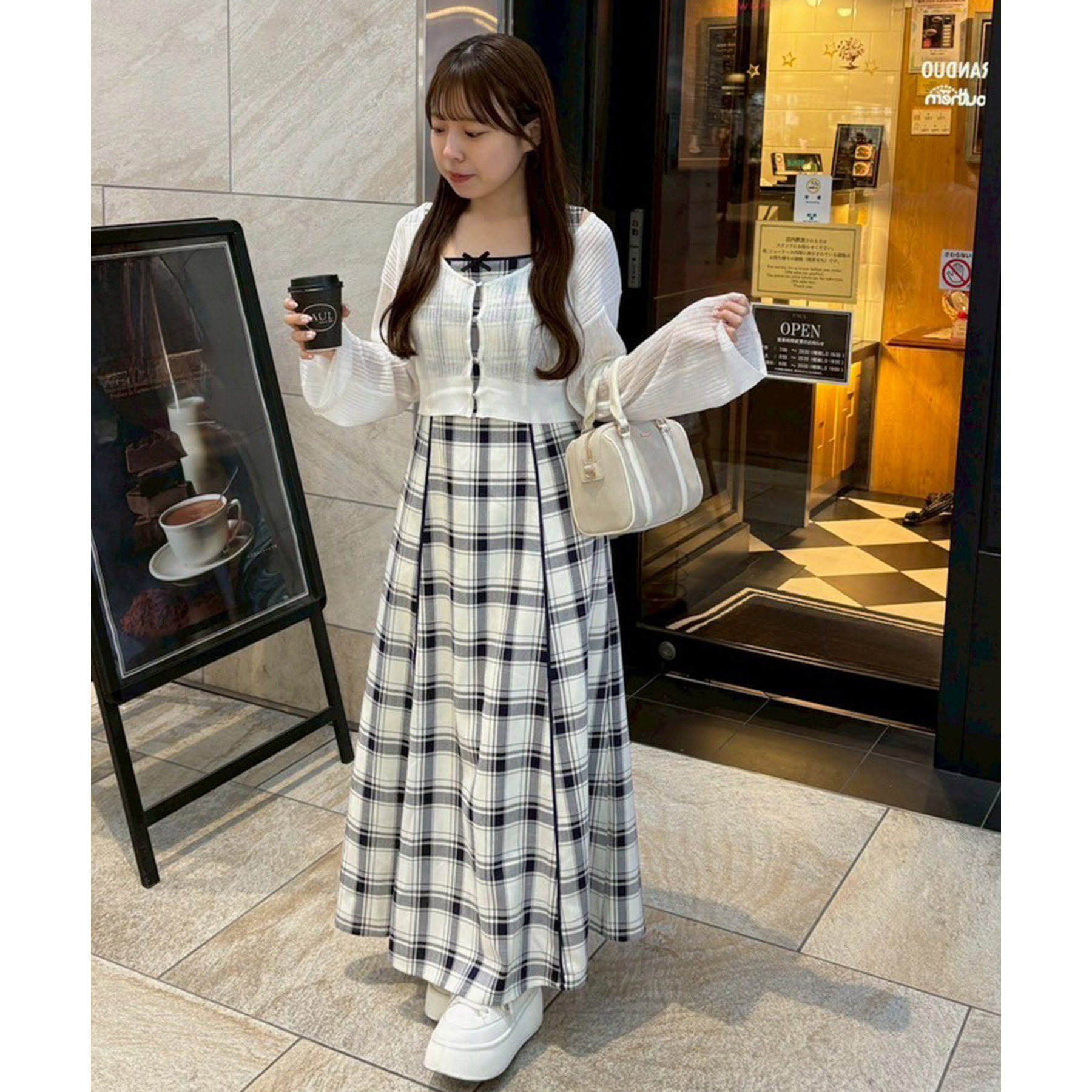 【AYANO企画】カーデセットワンピース ナイスクラップ AYANO企画】カーデセットワンピース | ファッション通販サイト NUGU