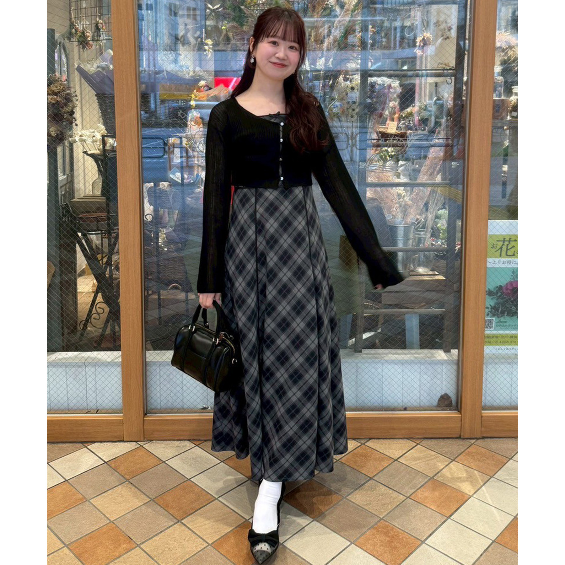 NICE CLAUP AYANO企画 カーデセットワンピース AYANO企画】カーデセットワンピース | ファッション通販サイト NUGU