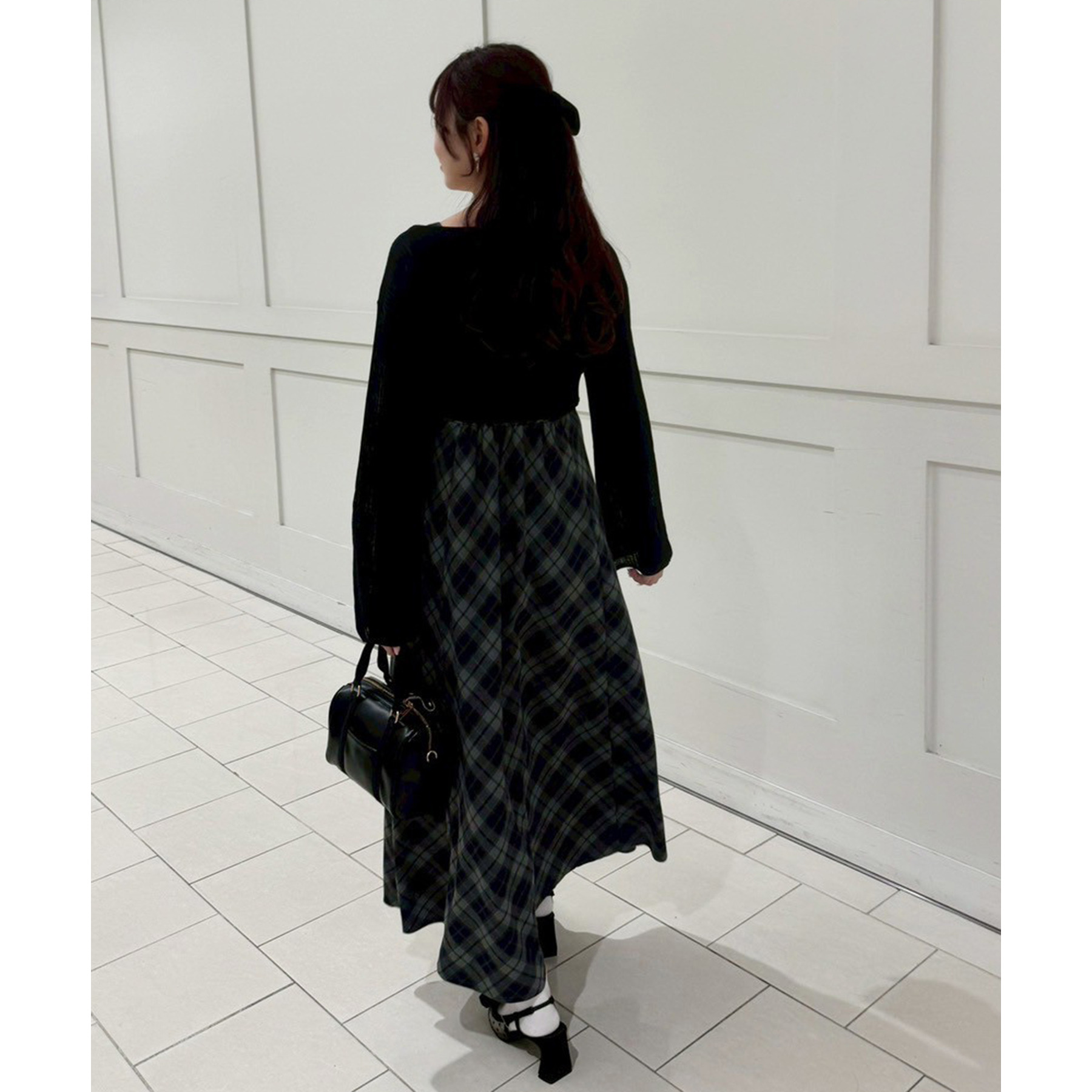 【AYANO企画】カーデセットワンピース ナイスクラップ AYANO企画】カーデセットワンピース | one after another NICE