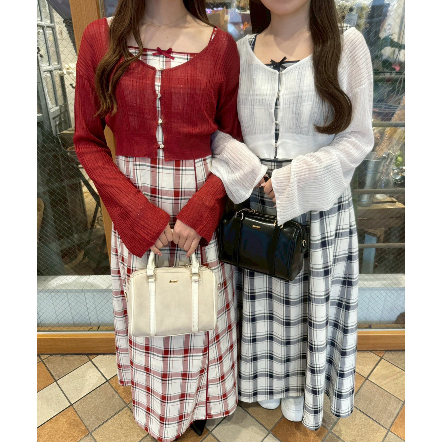 NICE CLAUP AYANO企画 カーデセットワンピース one after another NICE CLAUP｜【AYANO企画】カーデセット