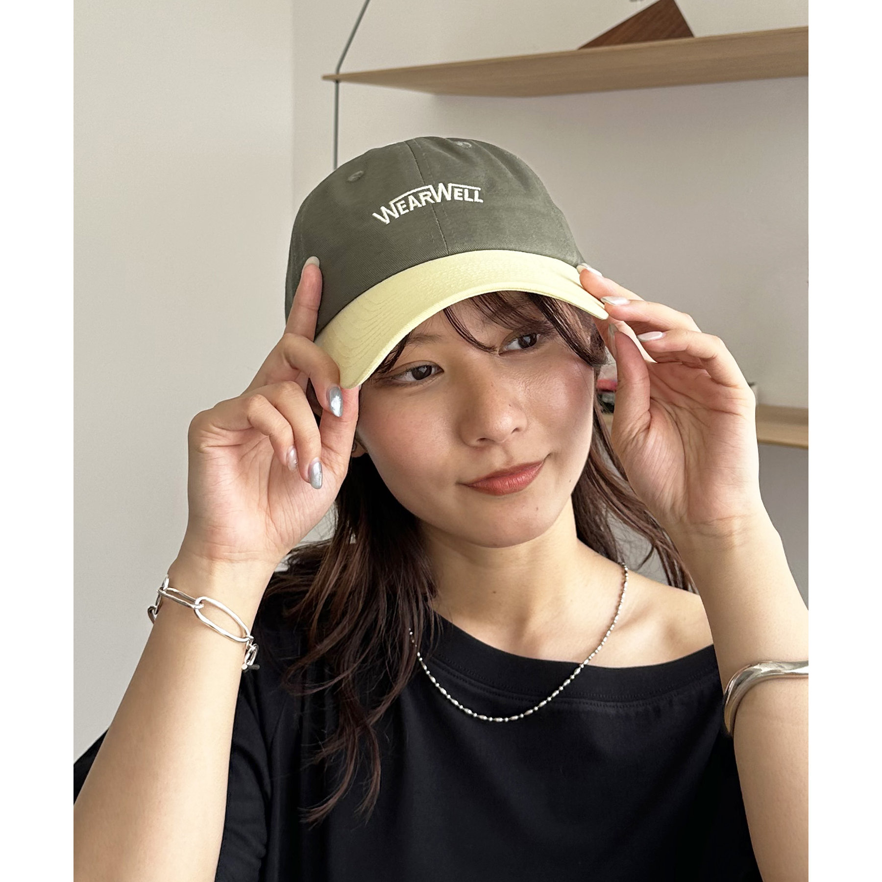 WEARWELL】カラーブロック6パネルキャップ | ファッション通販