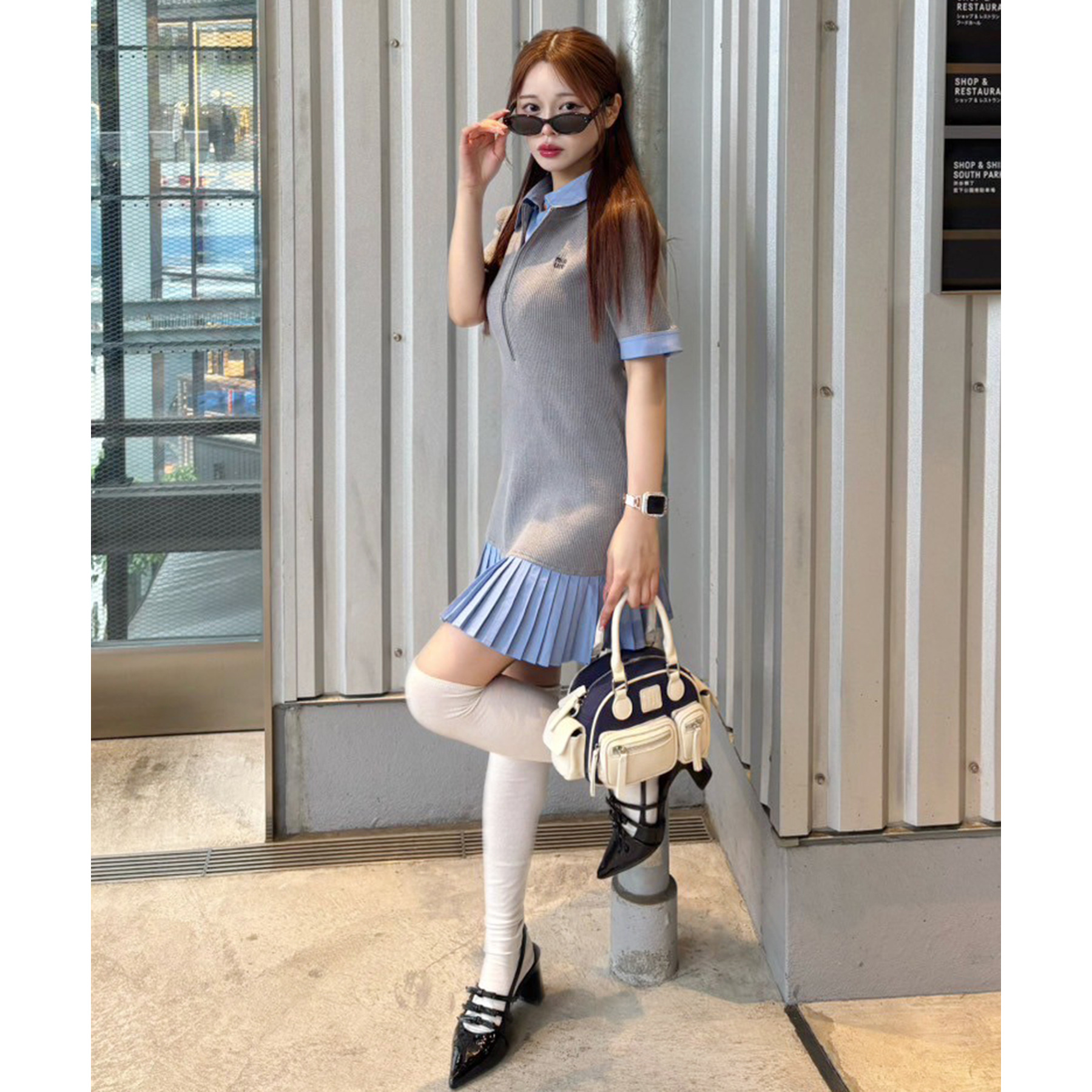 Nono企画】ドッキングプリーツ半袖ワンピ | ファッション通販サイト NUGU