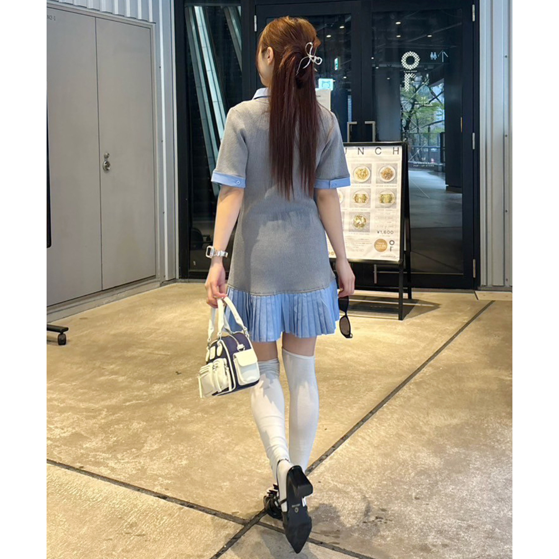 Nono企画】ドッキングプリーツ半袖ワンピ | ファッション通販サイト NUGU