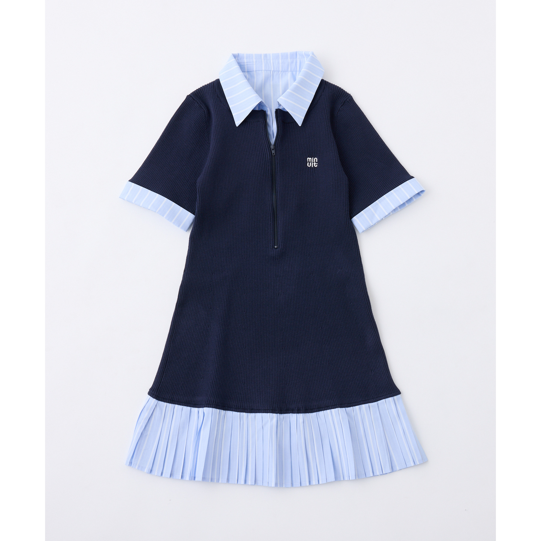 Nono企画】ドッキングプリーツ半袖ワンピ | ファッション通販サイト NUGU