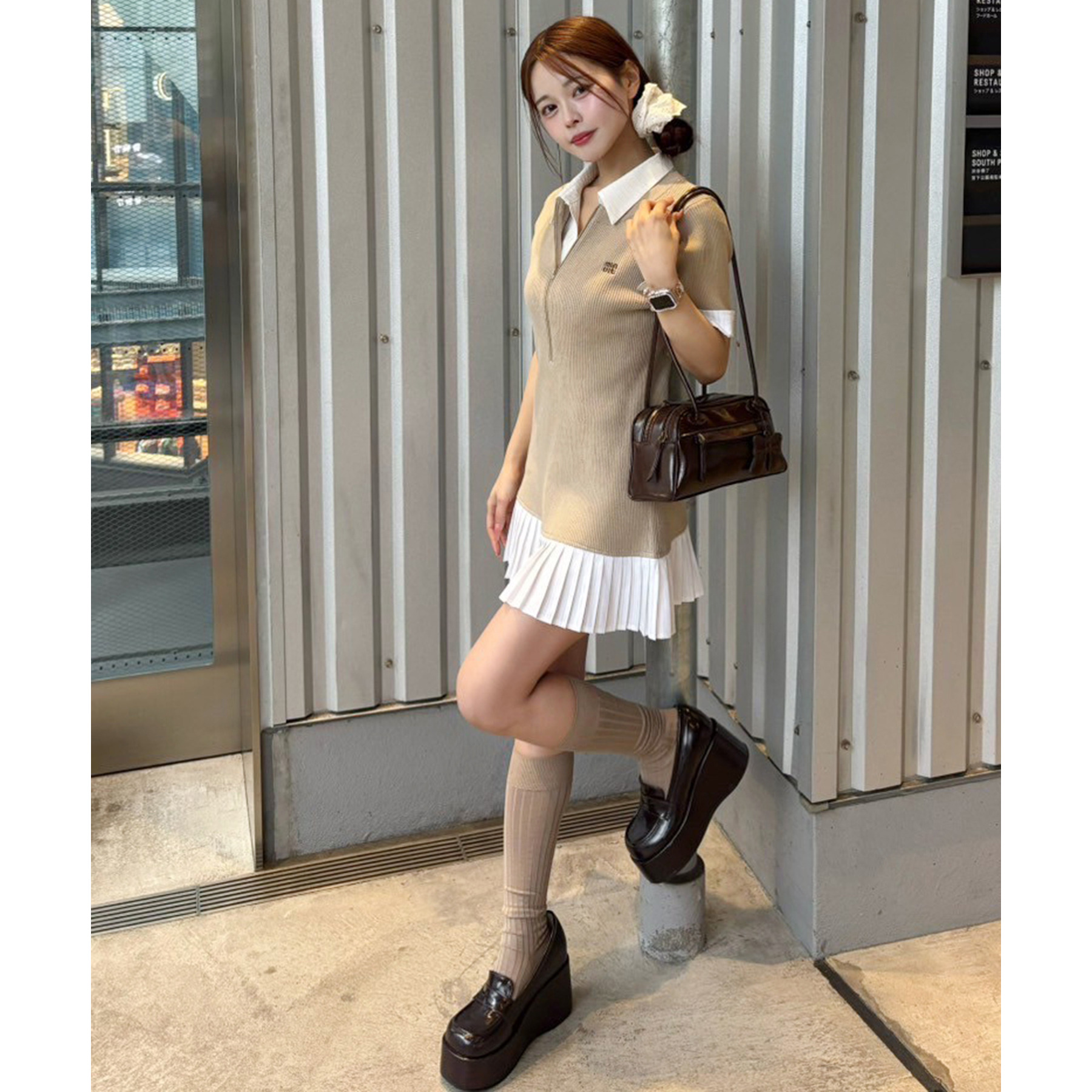 Nono企画】ドッキングプリーツ半袖ワンピ | ファッション通販サイト NUGU