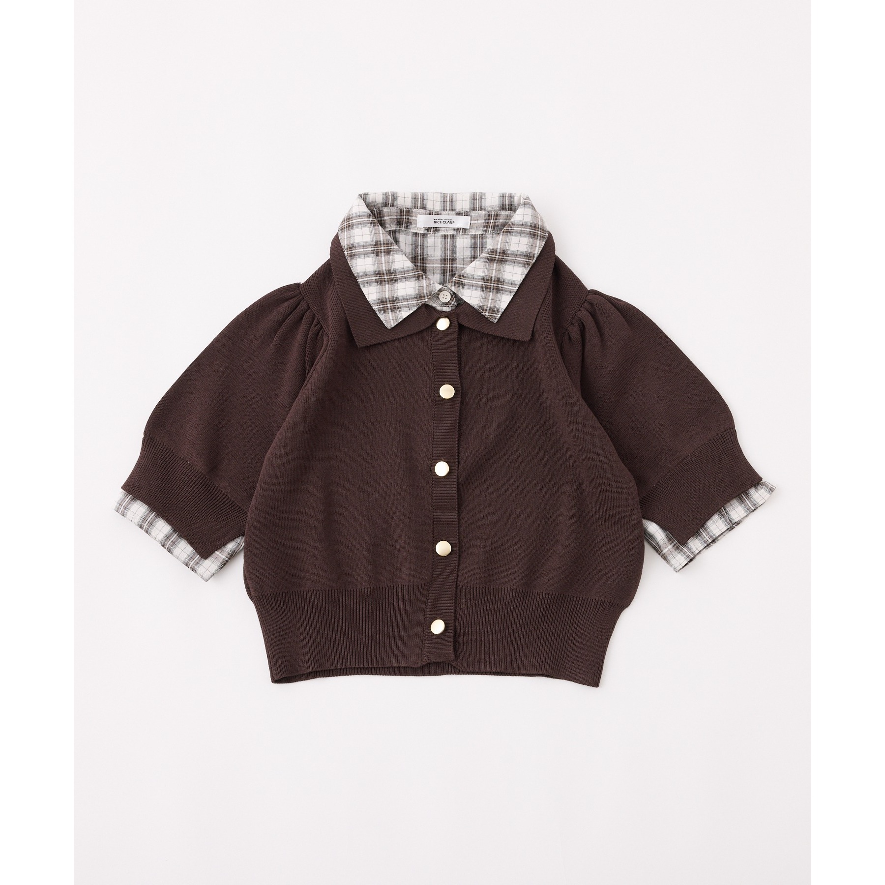 今期トレンド/重ね襟半袖ニット | ファッション通販サイト NUGU