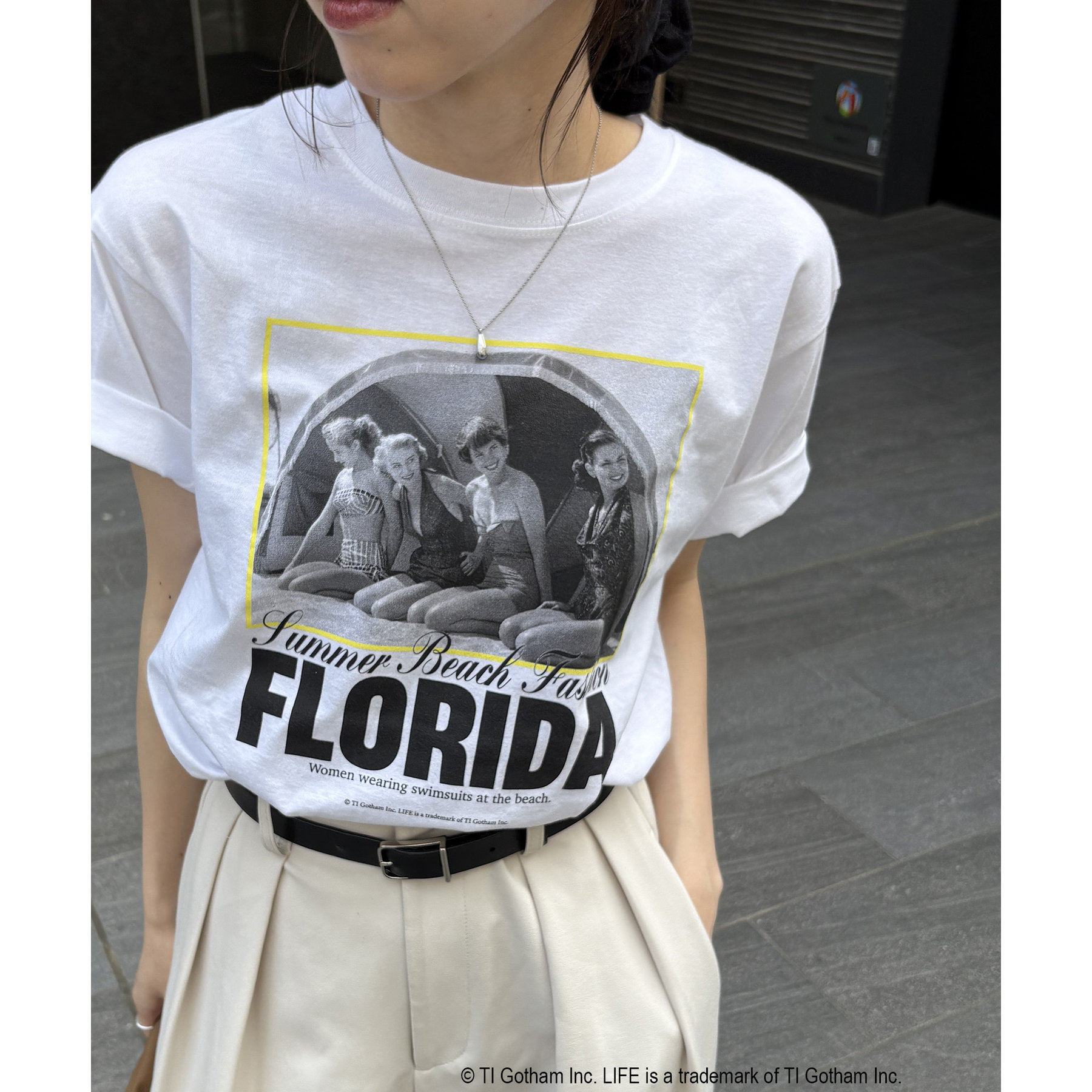 【GOOD ROCK SPEED】LIFE FLORIDA ロゴ&フォトT GOOD ROCK SPEED〉FLORIDA PHOTO Tシャツ | ファッション通販