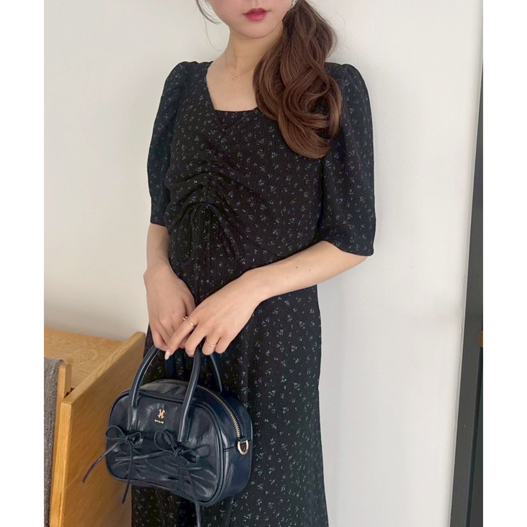 新品✨　Outil ウティ　ROBE CHABLIS プルオーバー　ワンピース Perritaロングワンピース サックス／select | tulle オンライン