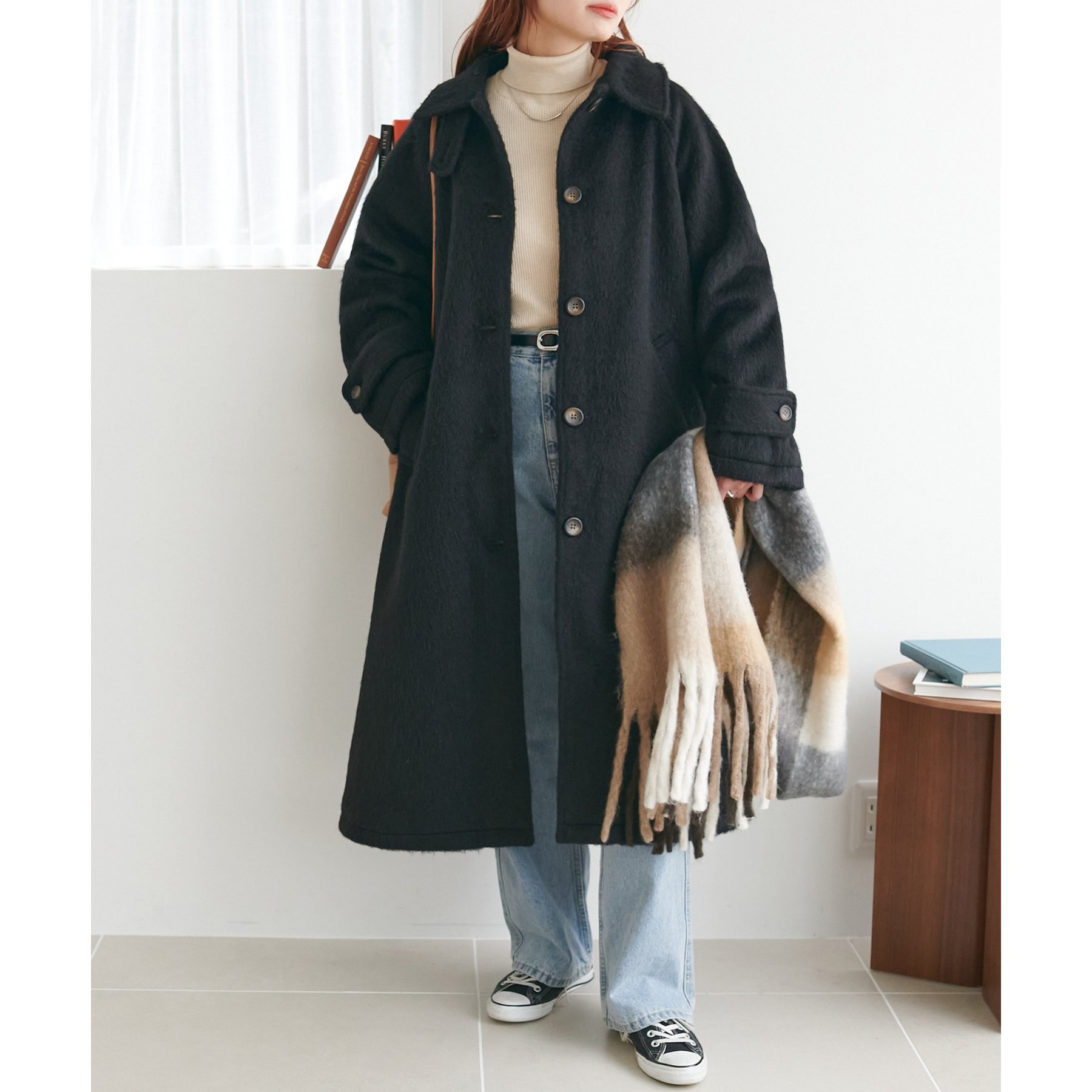 WEB限定】ラグランオーバーコート | ファッション通販サイト NUGU