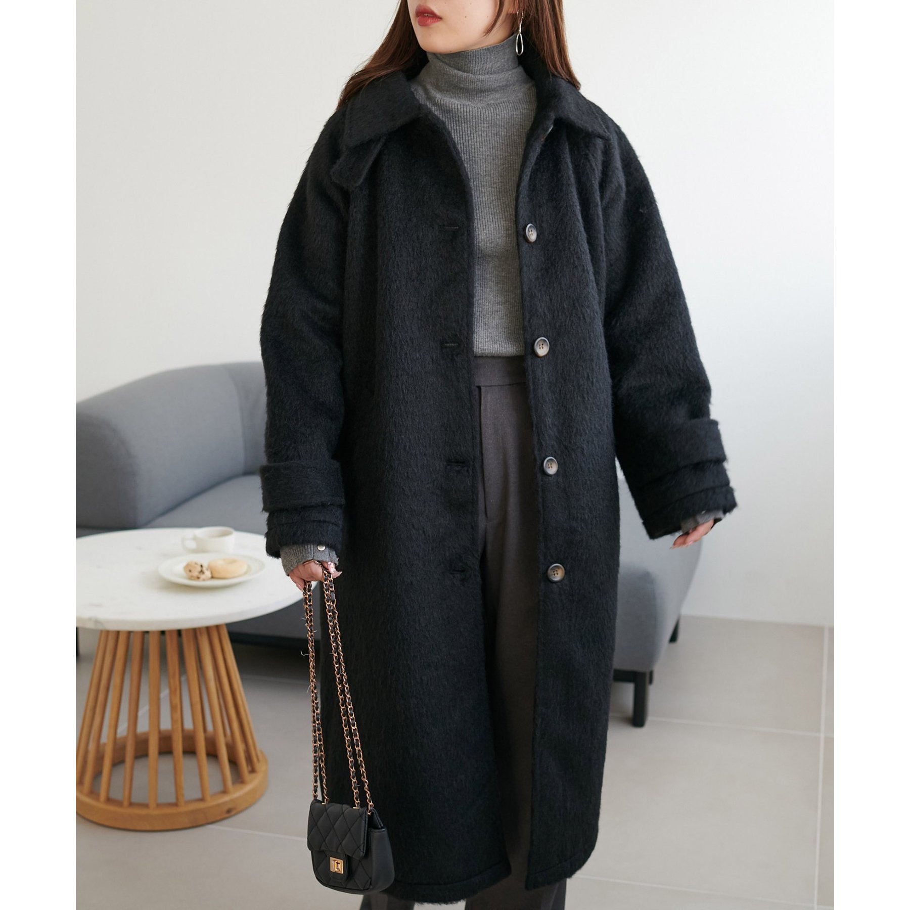 WEB限定】ラグランオーバーコート | ファッション通販サイト NUGU