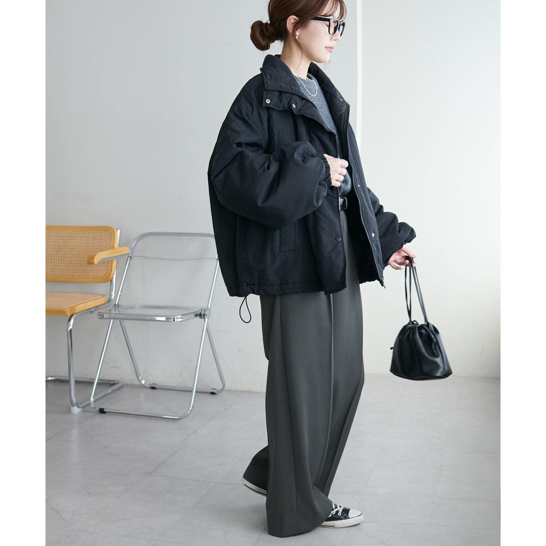 WEB限定】スタンドショートモンスタージャケット | ファッション通販