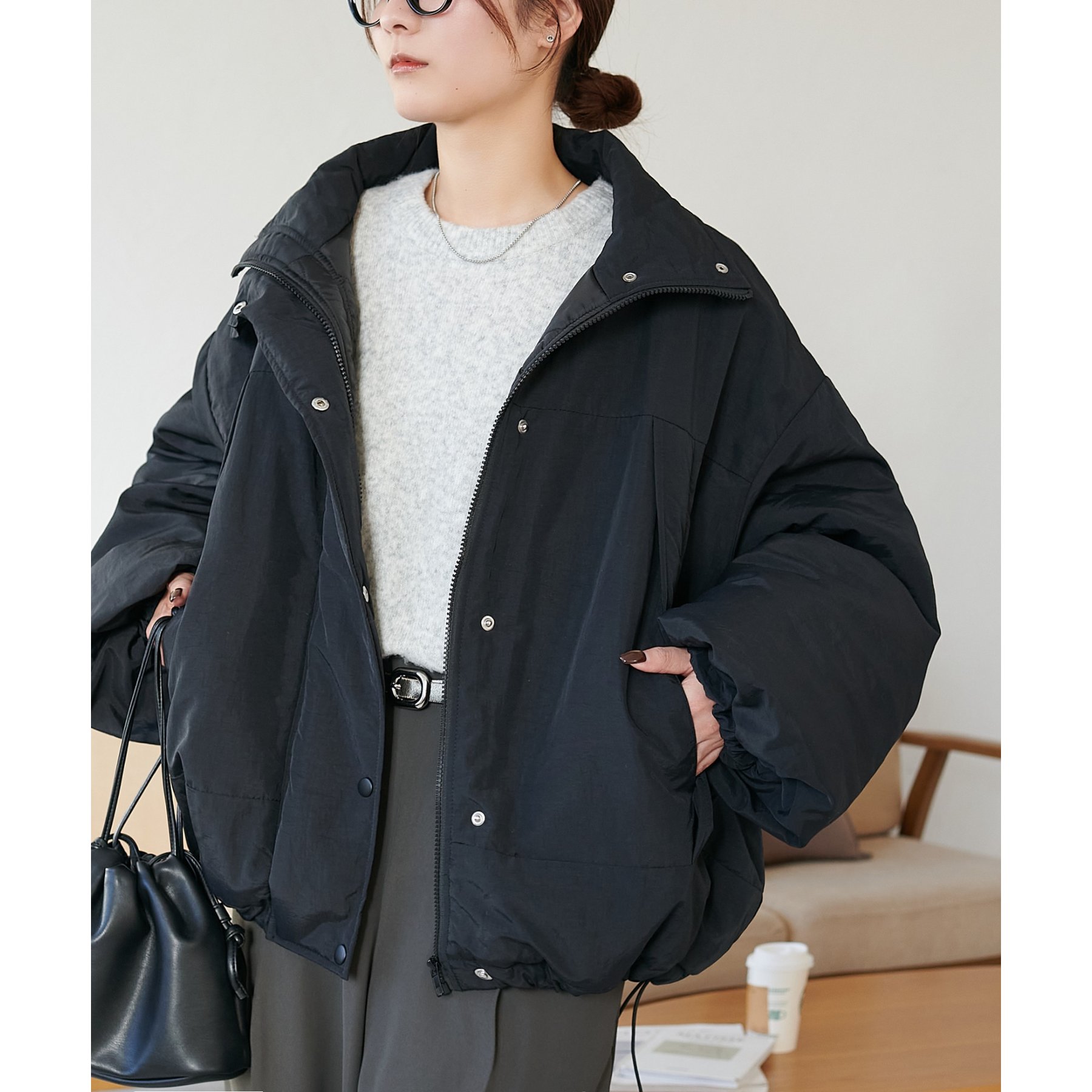 WEB限定】スタンドショートモンスタージャケット | ファッション通販