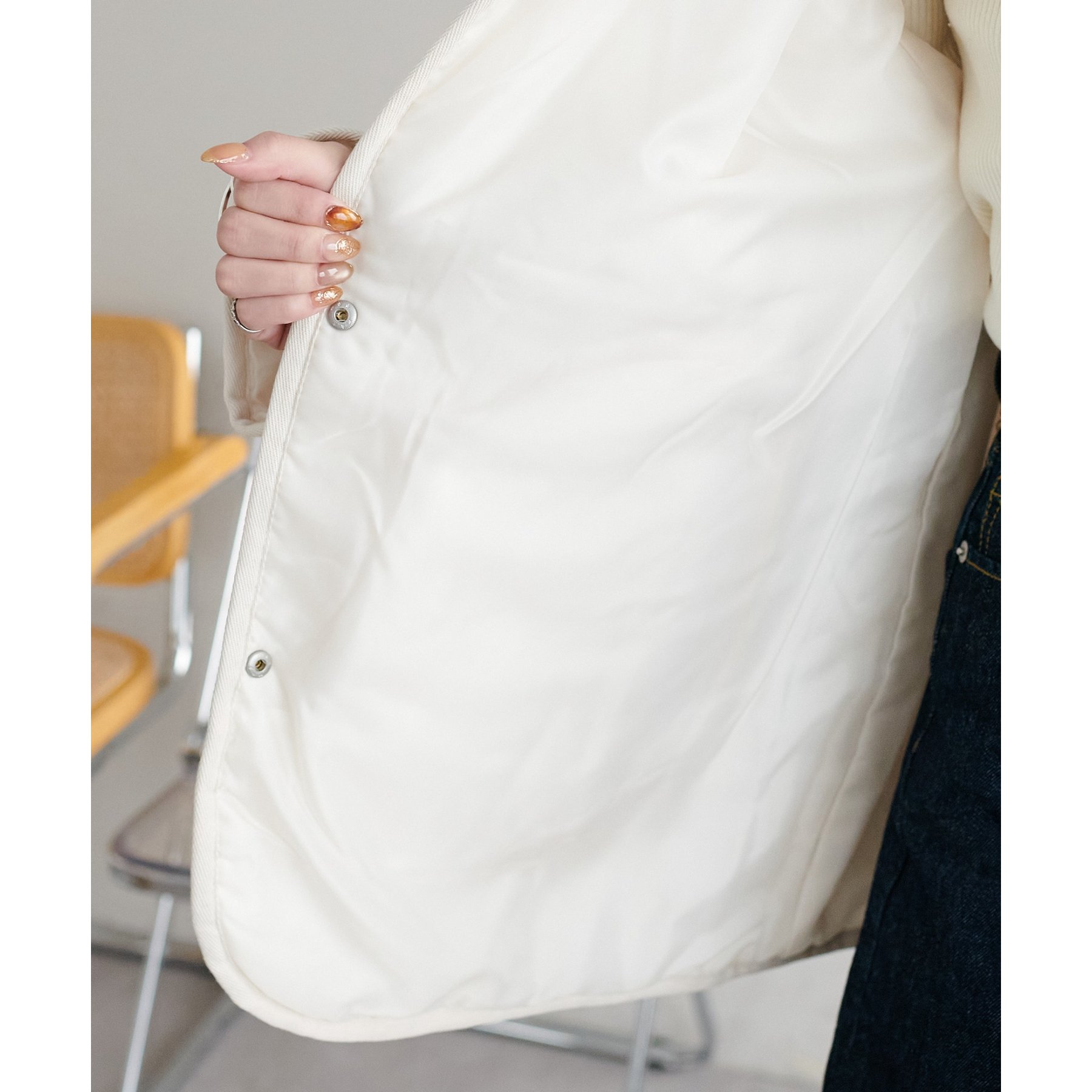 WEB限定】襟ファーキルトジャケット | ファッション通販サイト NUGU