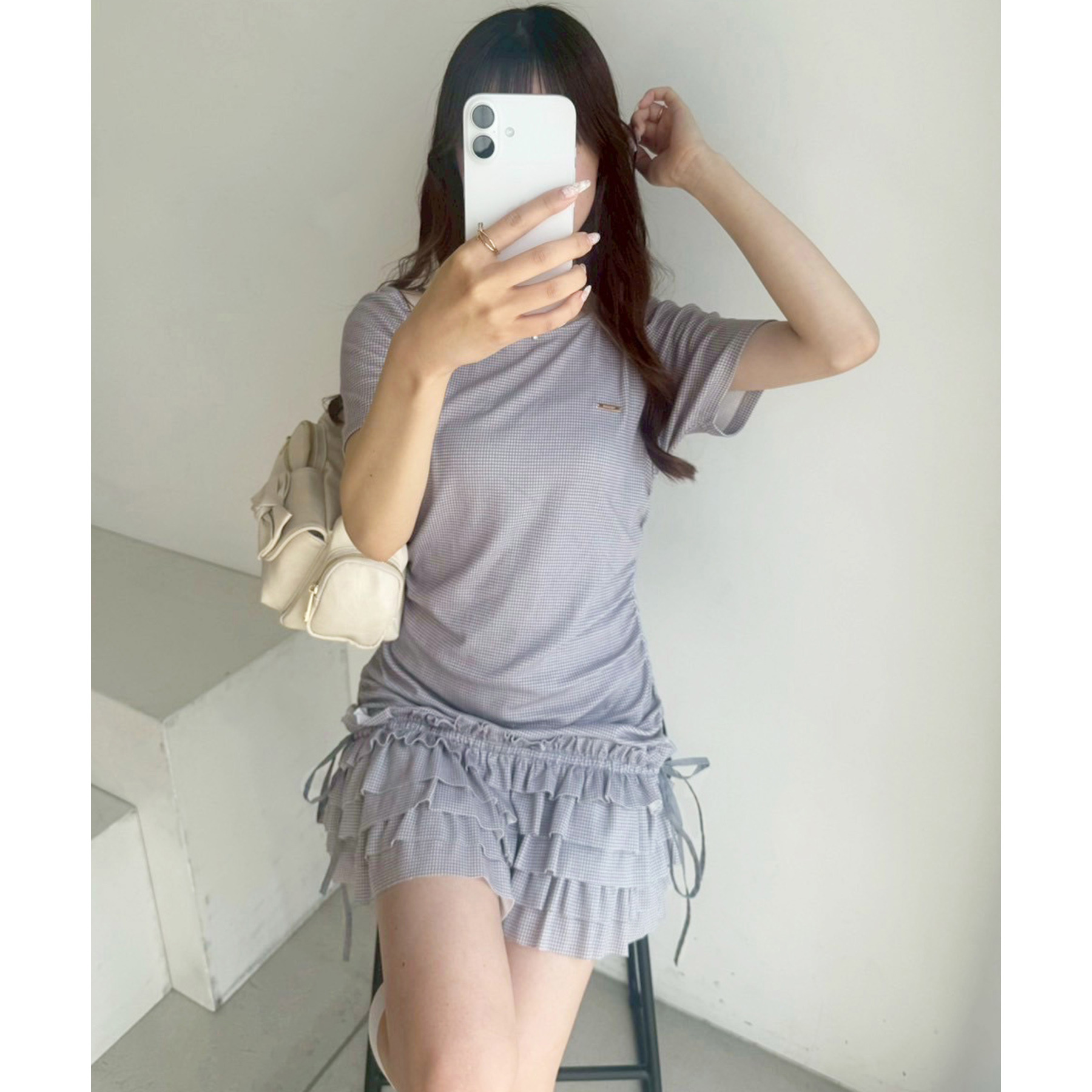 ドロストカットミニワンピ | ファッション通販サイト NUGU