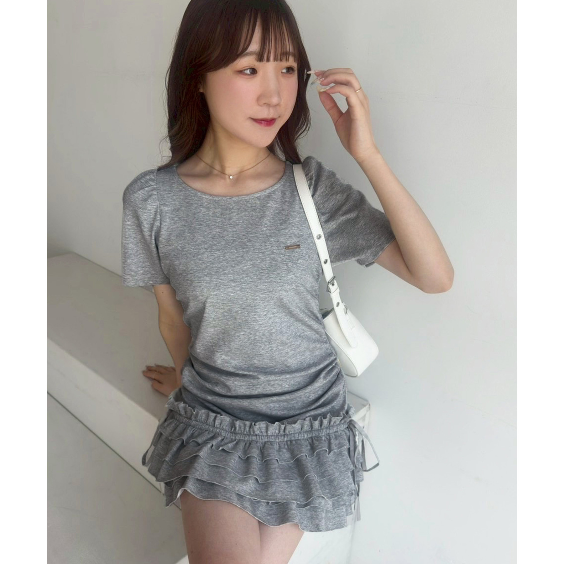 ドロストカットミニワンピ | ファッション通販サイト NUGU