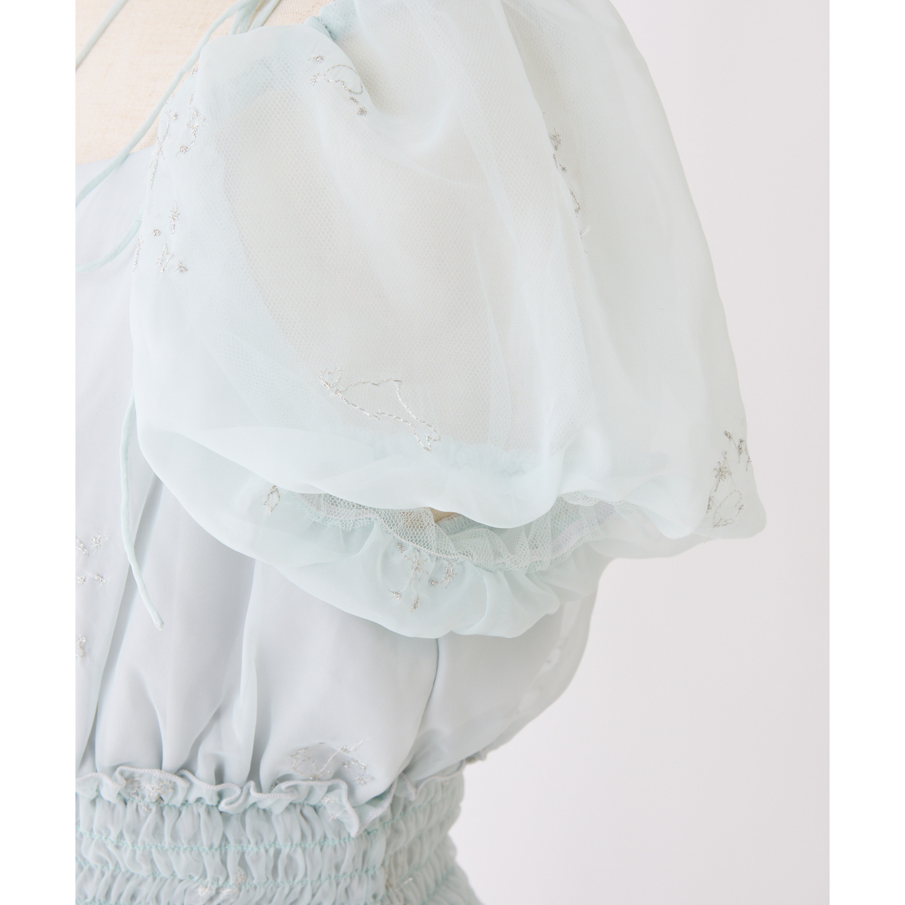 ブラウス シャツ 「moon light marine collection」オリジナル刺繍シアーブラウス レディース one after another NICE CLAUP ブラウス シャツ 「moon light