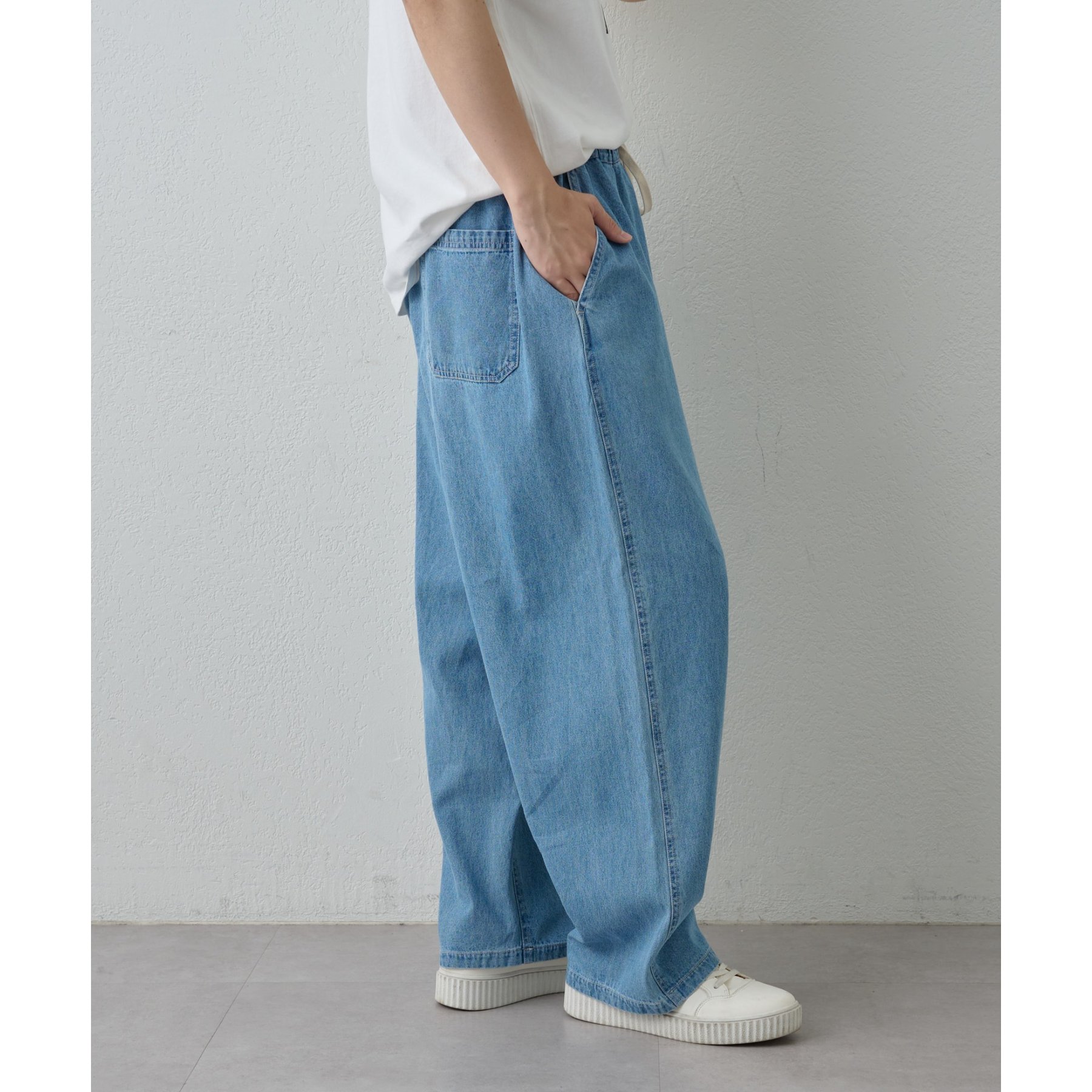 paradigm】ライトオンスデニムイージーパンツ | ファッション通販