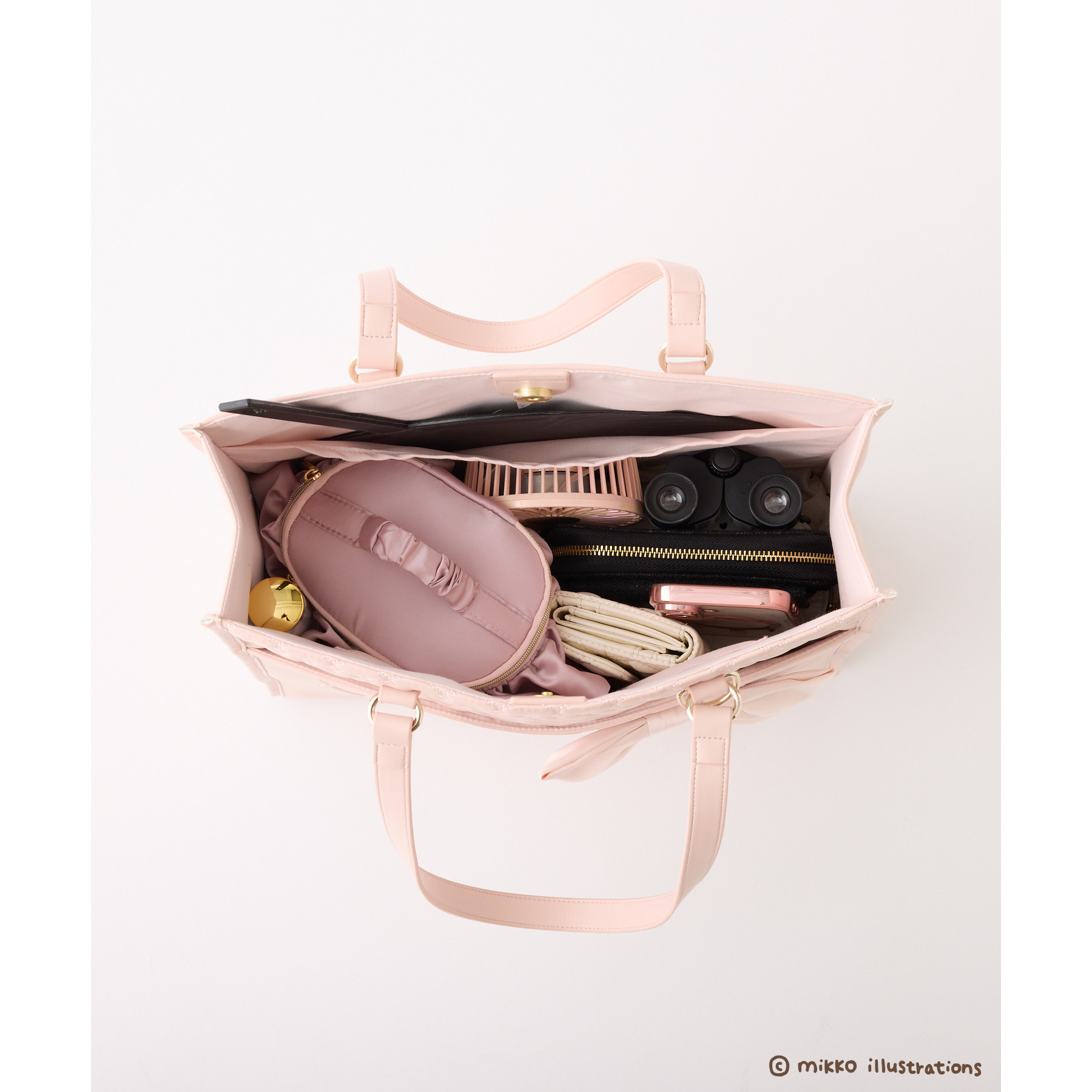 mikko マチ広トートバッグ　キャミー　popup mikko マチ広トートバッグ キャミー popup - メルカリ