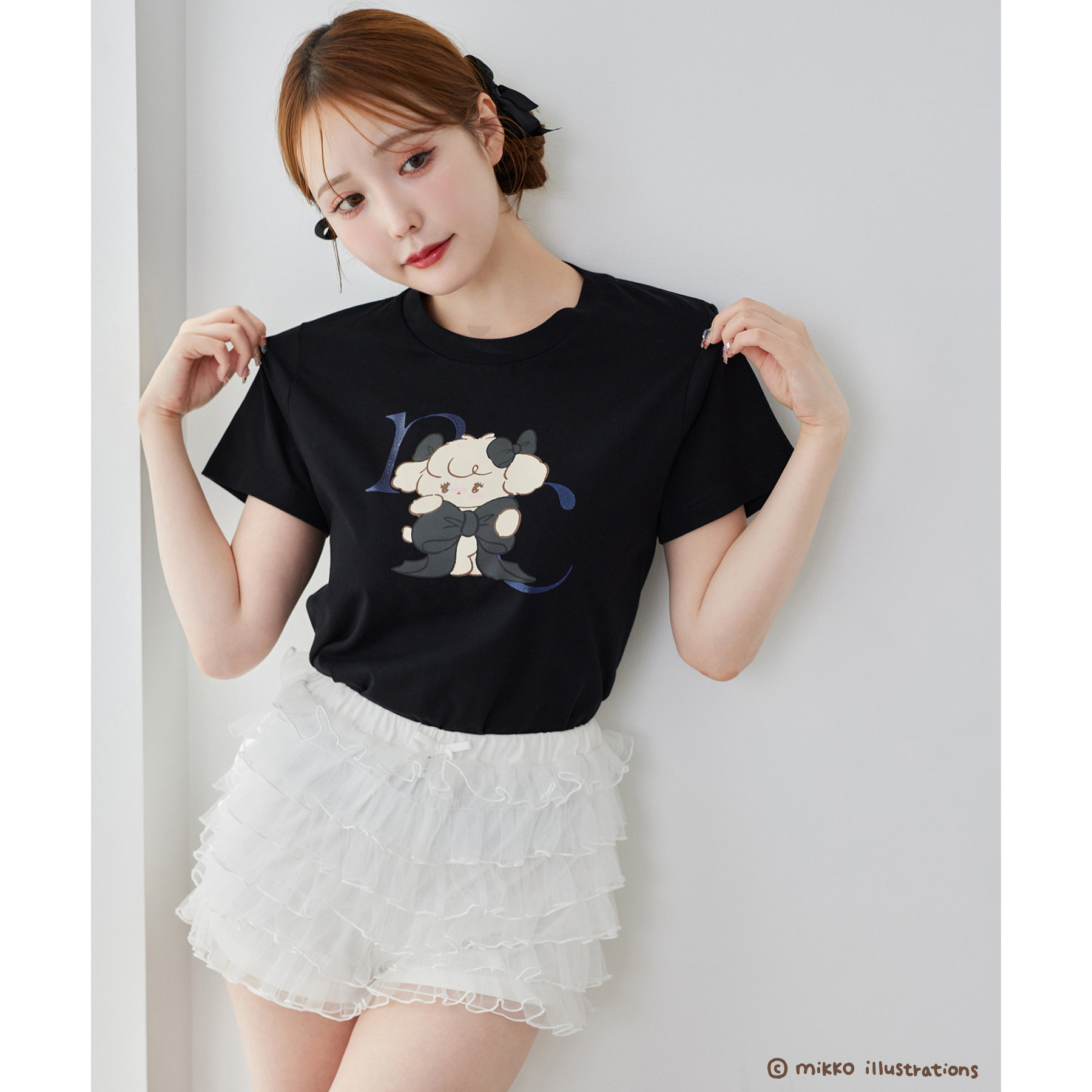 mikkoコラボ プリントTシャツ mikko コラボ】プリントTシャツ | ファッション通販サイト NUGU