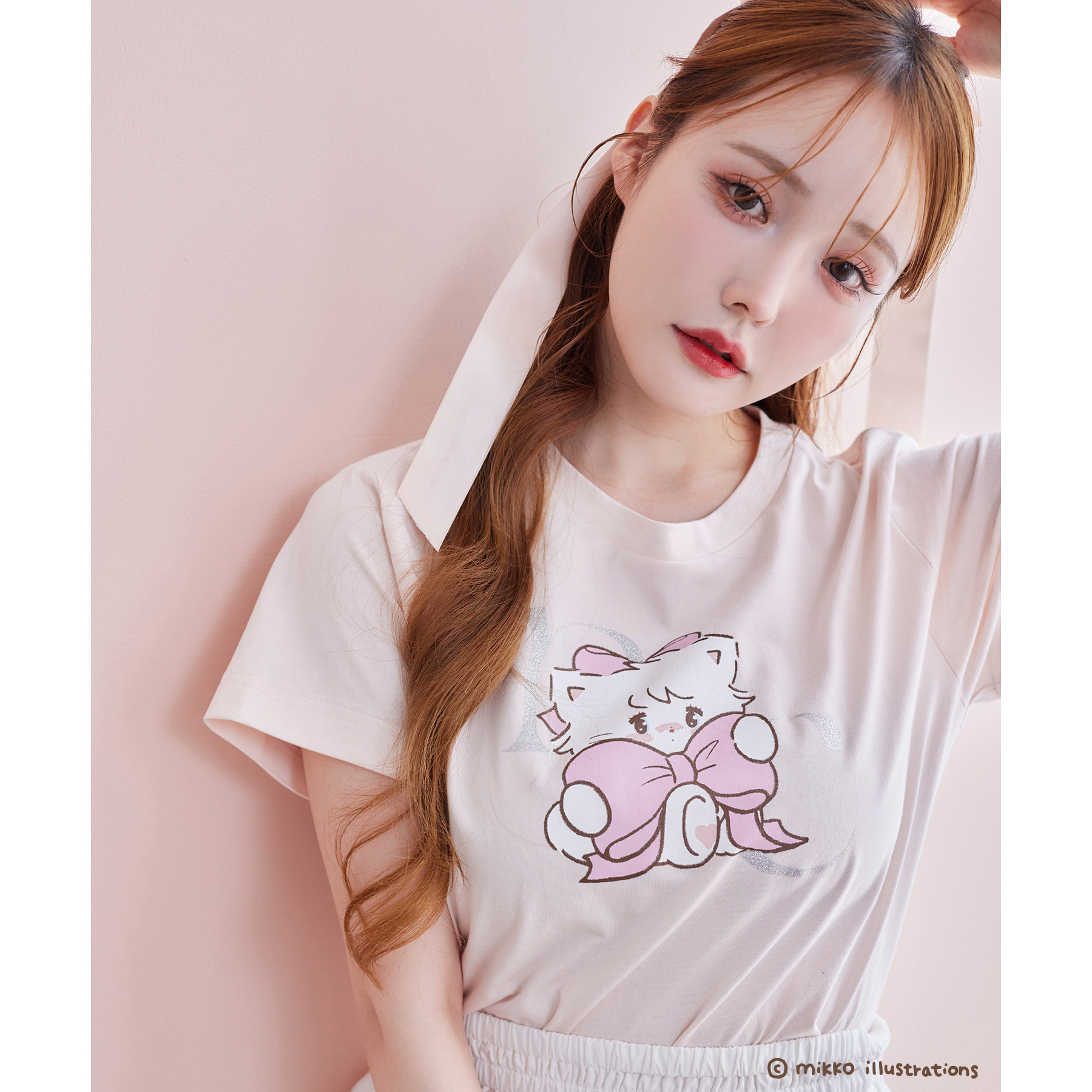 mikkoコラボ プリントTシャツ mikko コラボ】プリントTシャツ | ファッション通販サイト NUGU