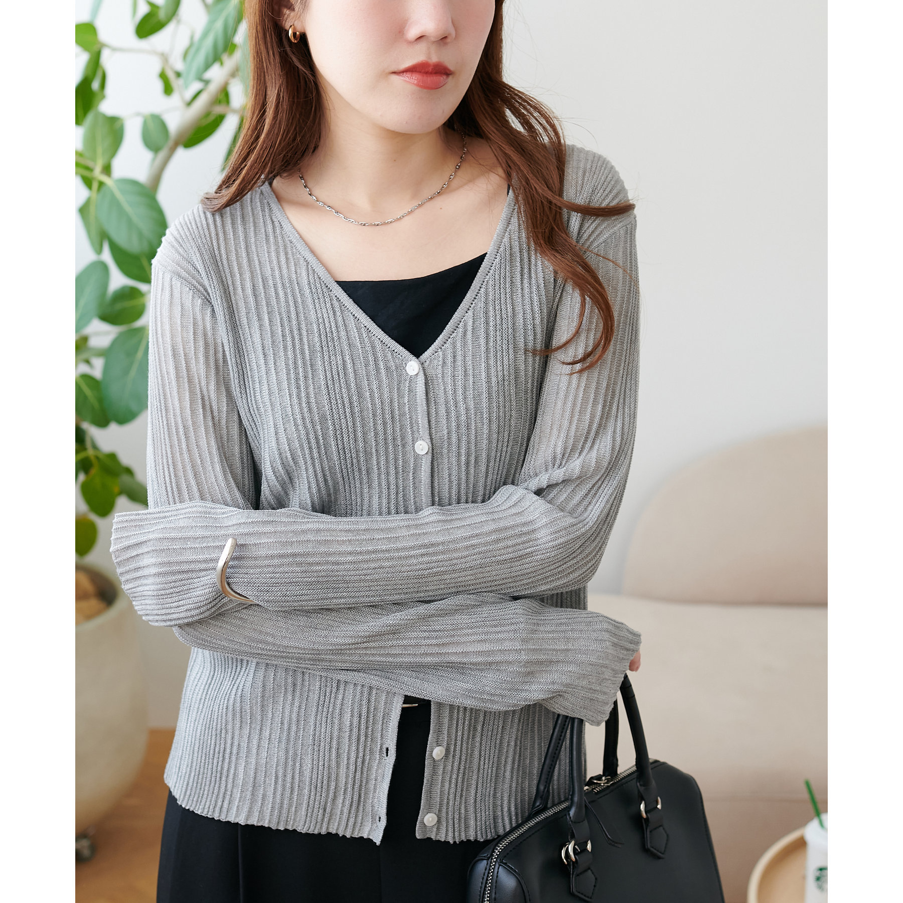 BLAMINK RESORT FF37G フリンジ Vネック カーディガン BLAMINK RESORT FF37G フリンジ Vネック カーディガン - メルカリ