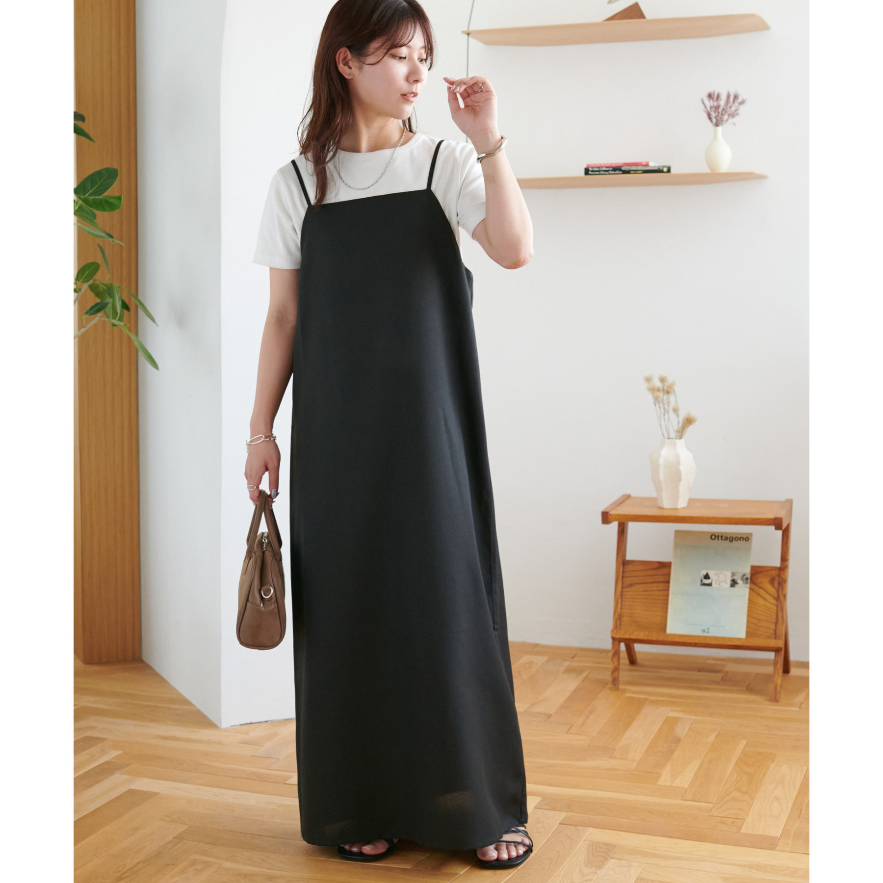 リネンライクキャミワンピース《WEB限定カラーあり》 | ファッション