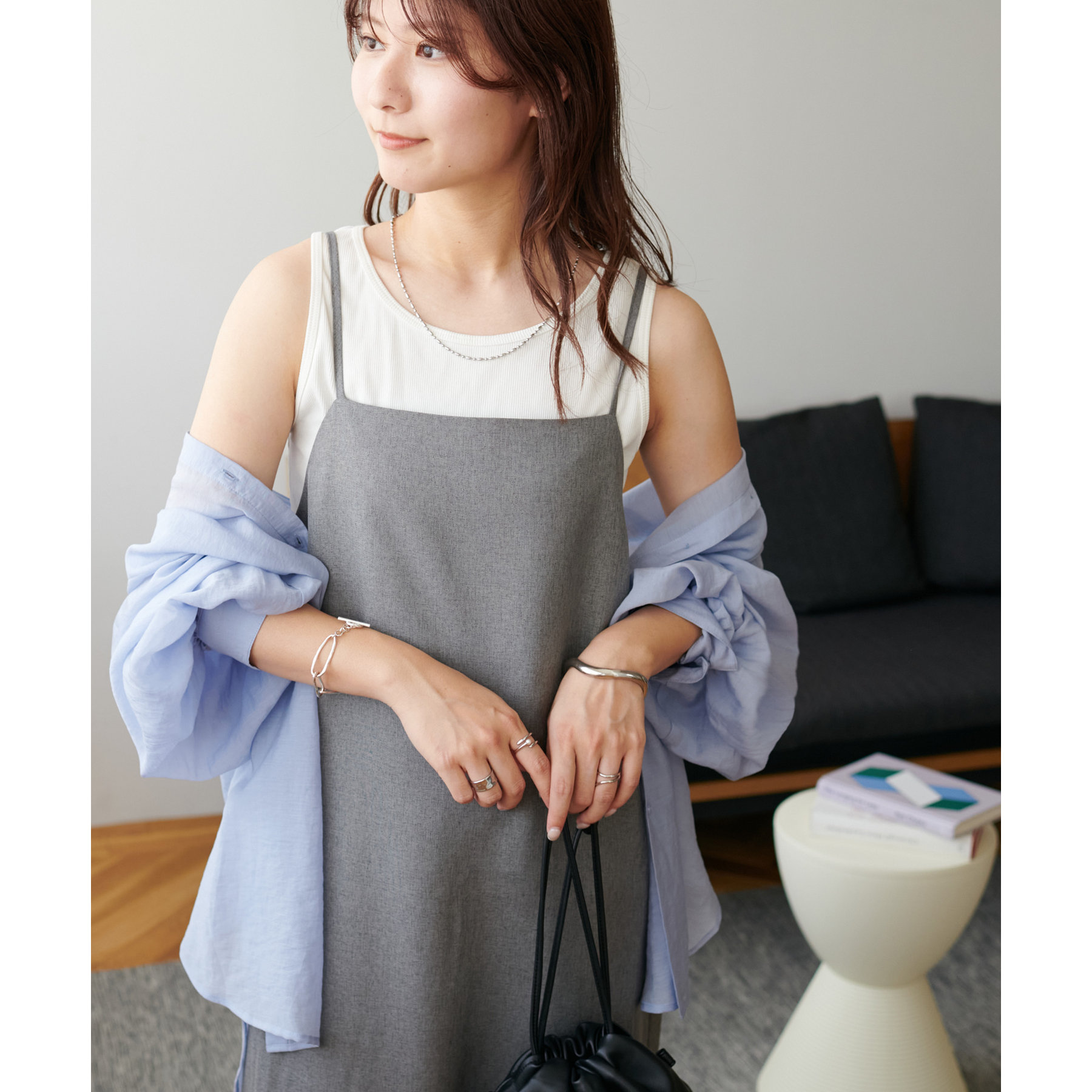 リネンライクキャミワンピース《WEB限定カラーあり》 | ファッション