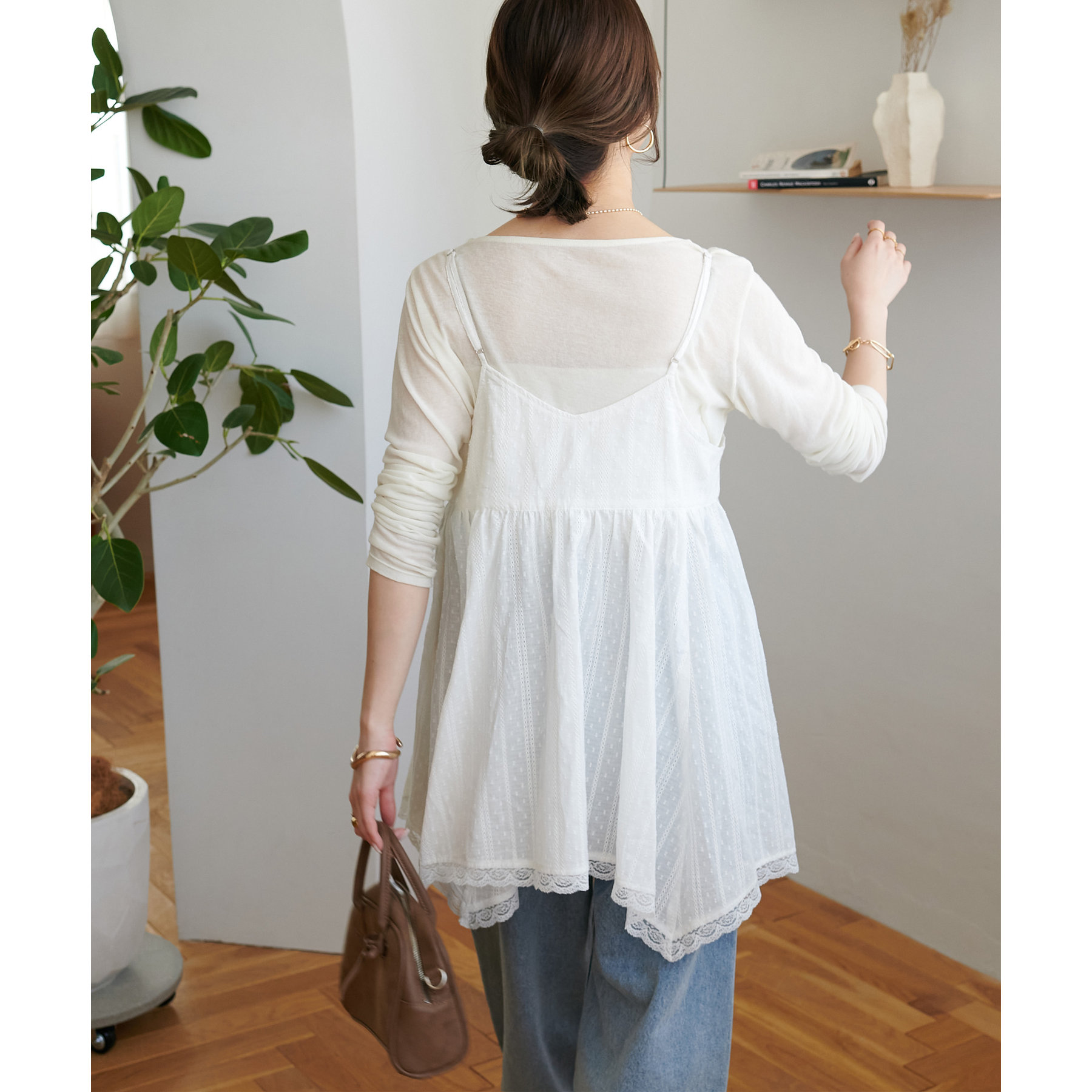 アシメヘムレースキャミチュニック | ファッション通販サイト NUGU