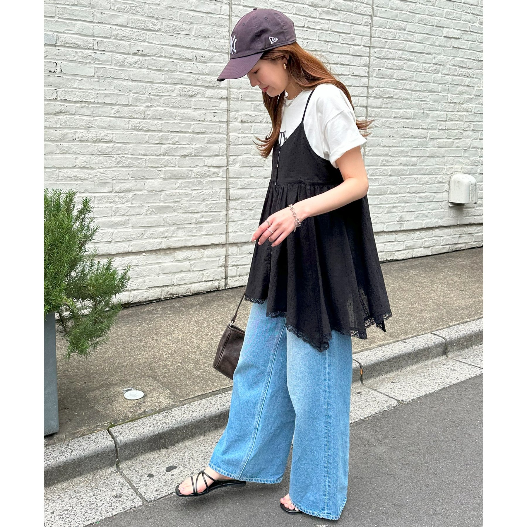 アシメヘムレースキャミチュニック | ファッション通販サイト NUGU