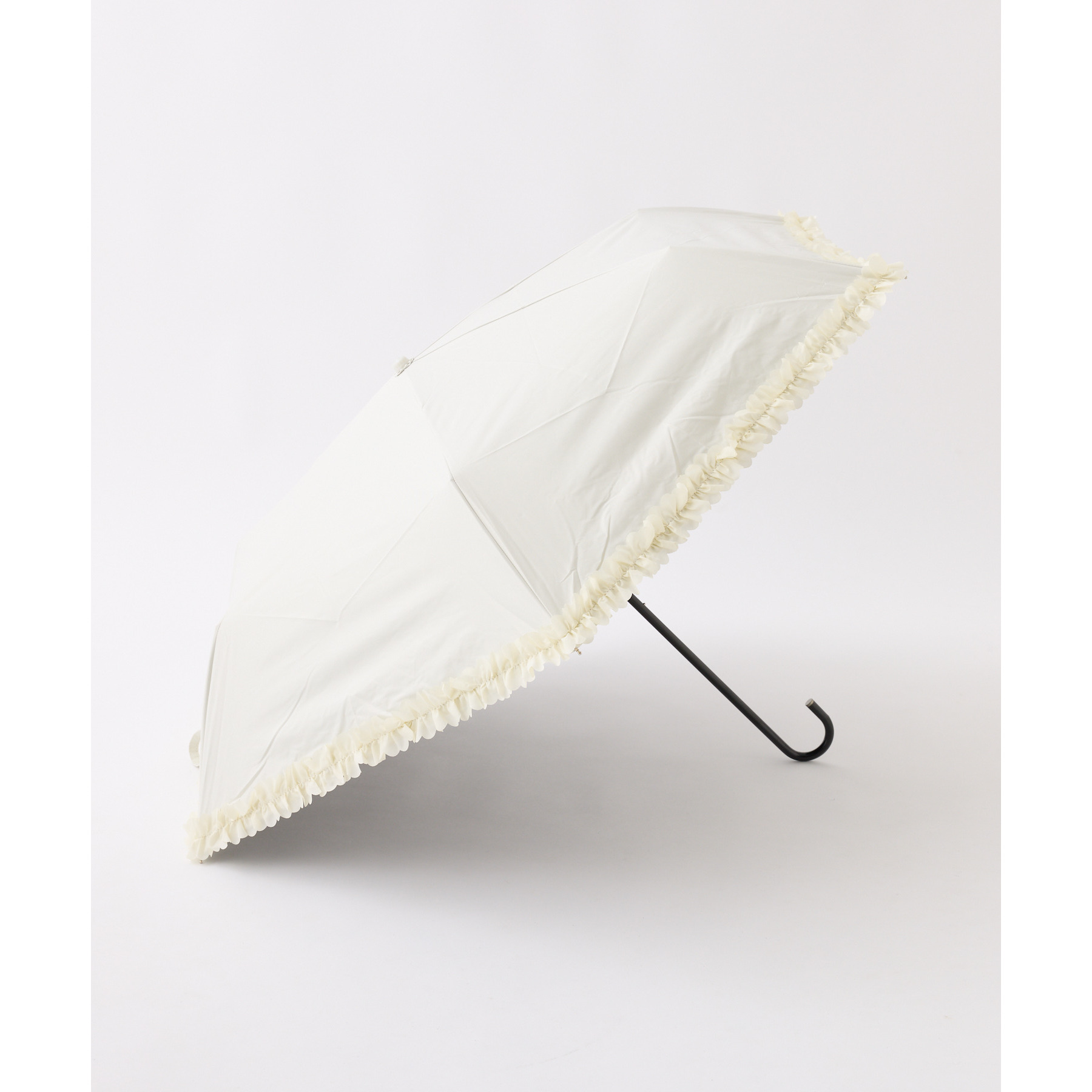 晴雨兼用/フリル折りたたみ傘