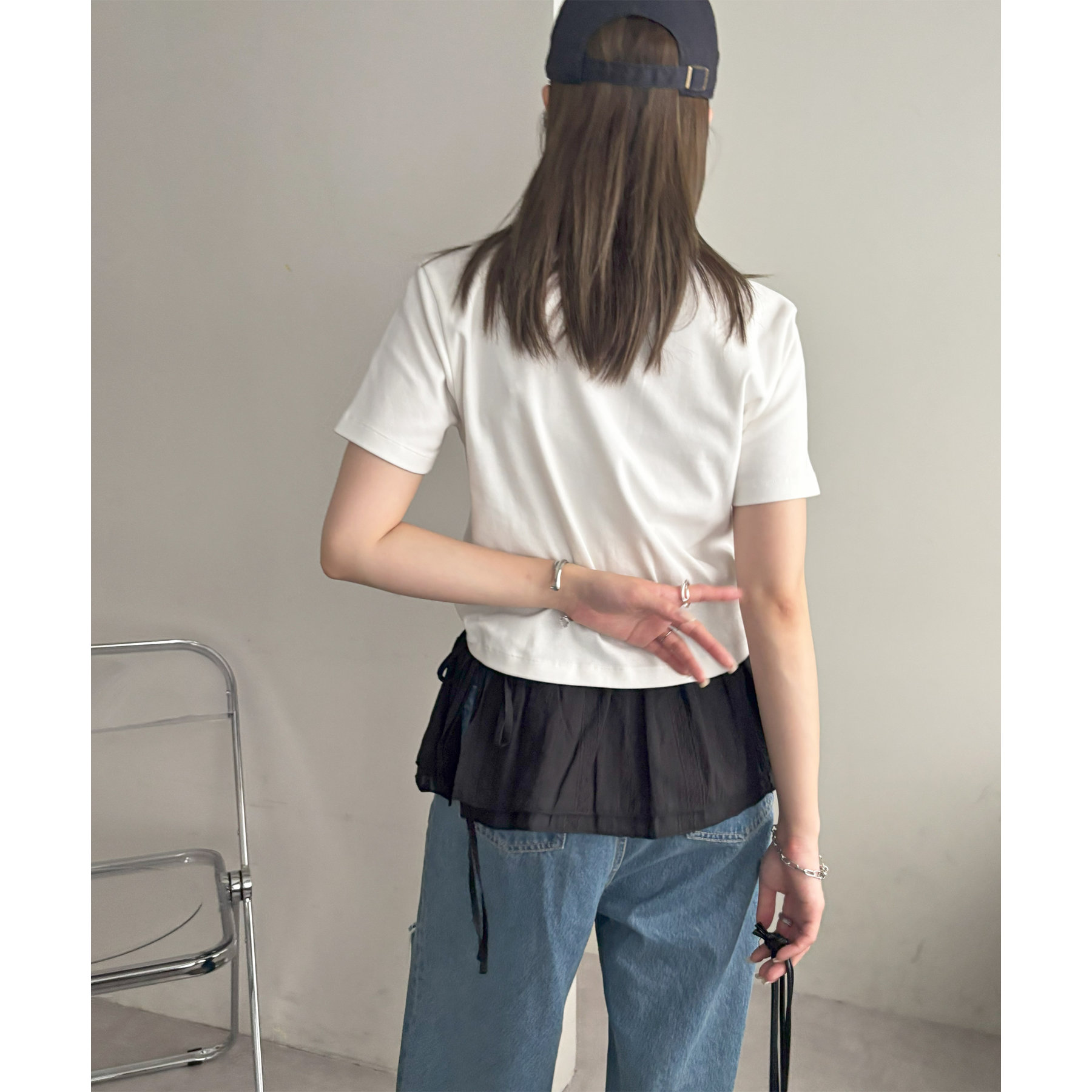 レースフリルエプロン | ファッション通販サイト NUGU