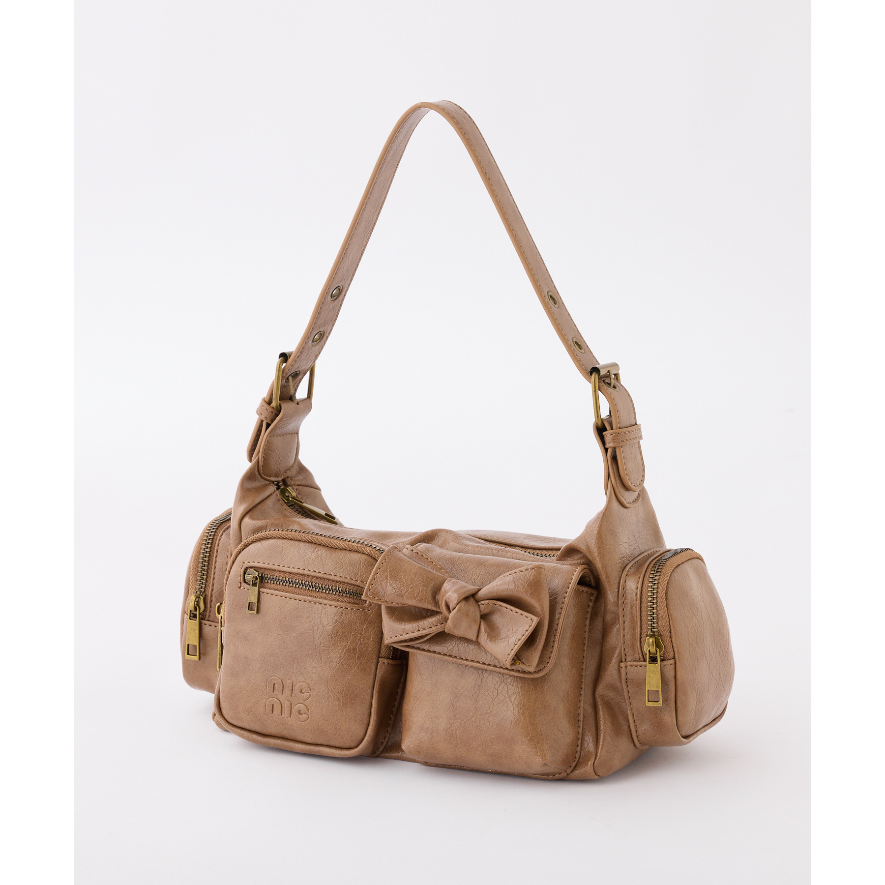 リ*ナ様 新品❣️ミンクリボンバック❣️優しいベージュ❣️ クロップドバックリボンセーラージャケット ｜ LIZ LISA（リズリサ