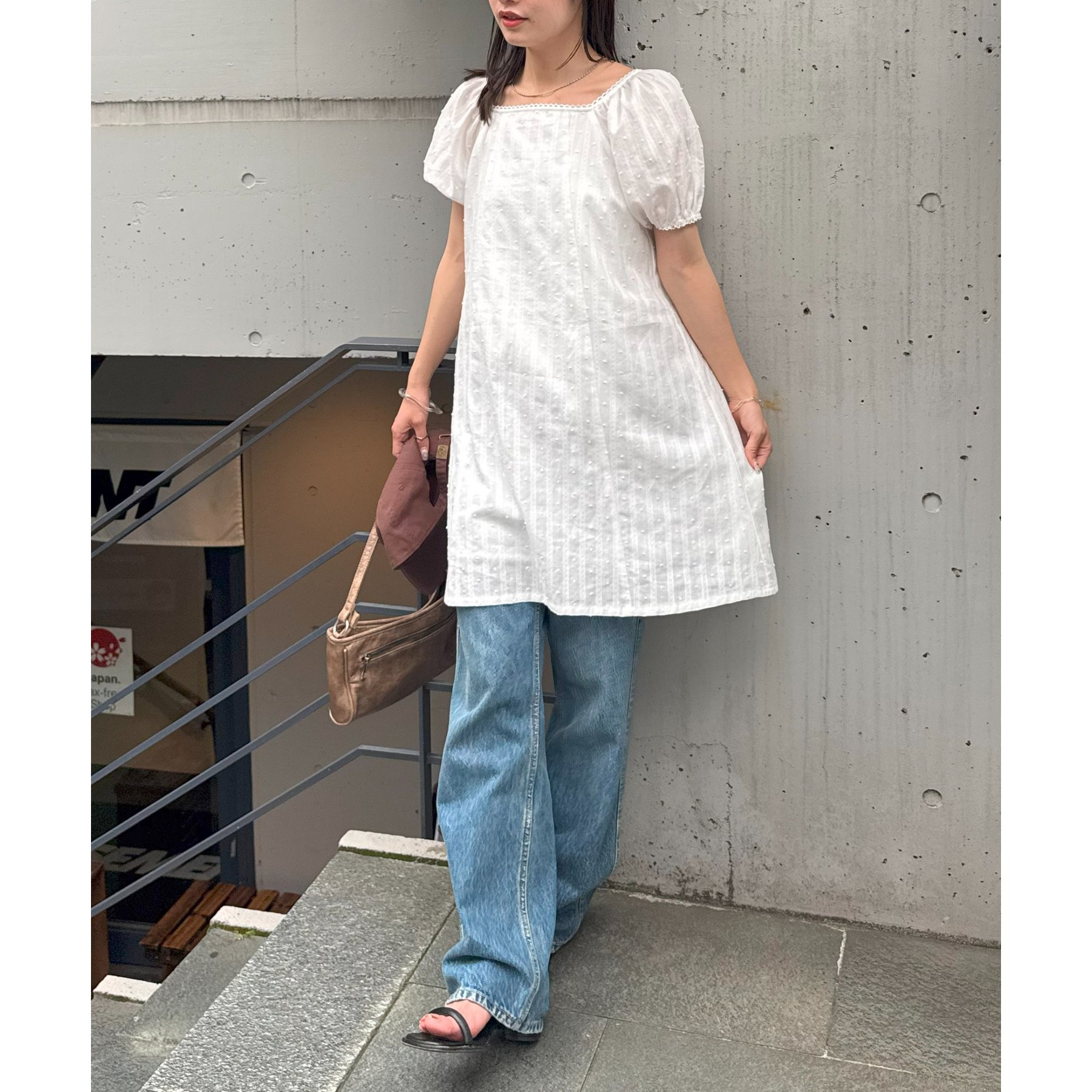 PUTUMAYO 半袖 ワンピース FAVORITO ワンピース 半袖デニムワンピース : ZOZOTOWN Yahoo!店