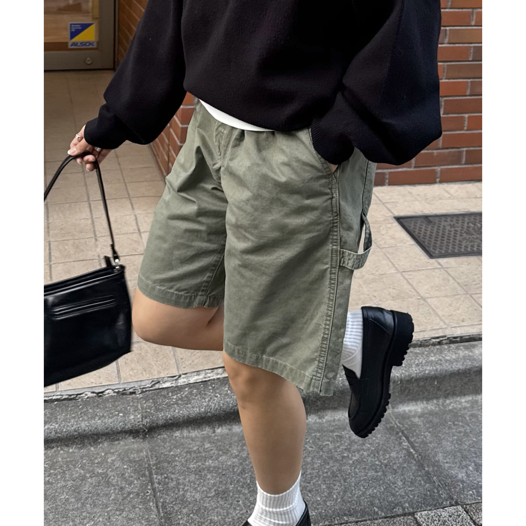 PEARY GATES コットン チノ ハーフパンツ W32位 N1438 PEARLY GATES - 本物パーリーゲイツPEARYGATESコットンチノ