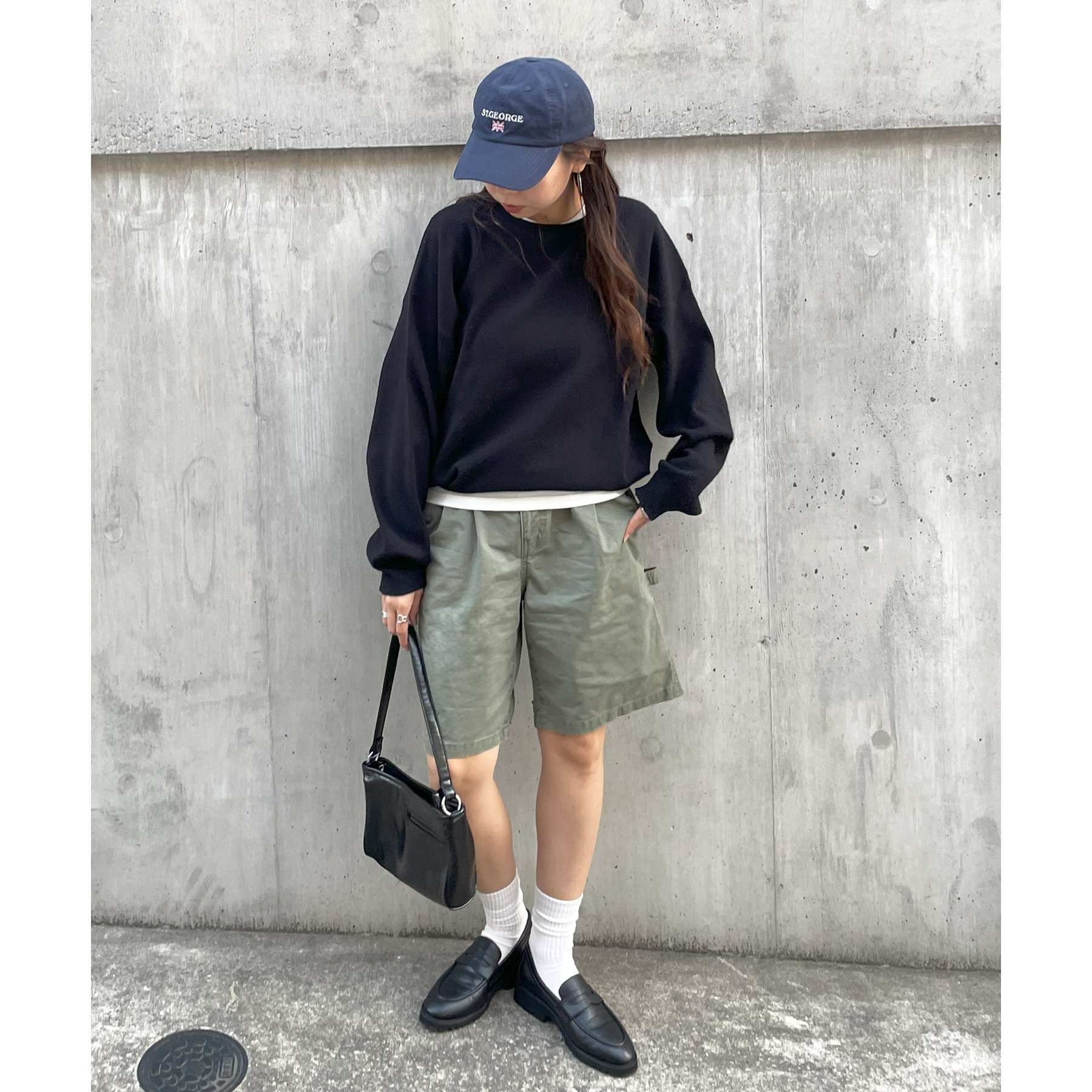 PEARY GATES コットン チノ ハーフパンツ W32位 N1438 PEARLY GATES - 本物パーリーゲイツPEARYGATESコットンチノ