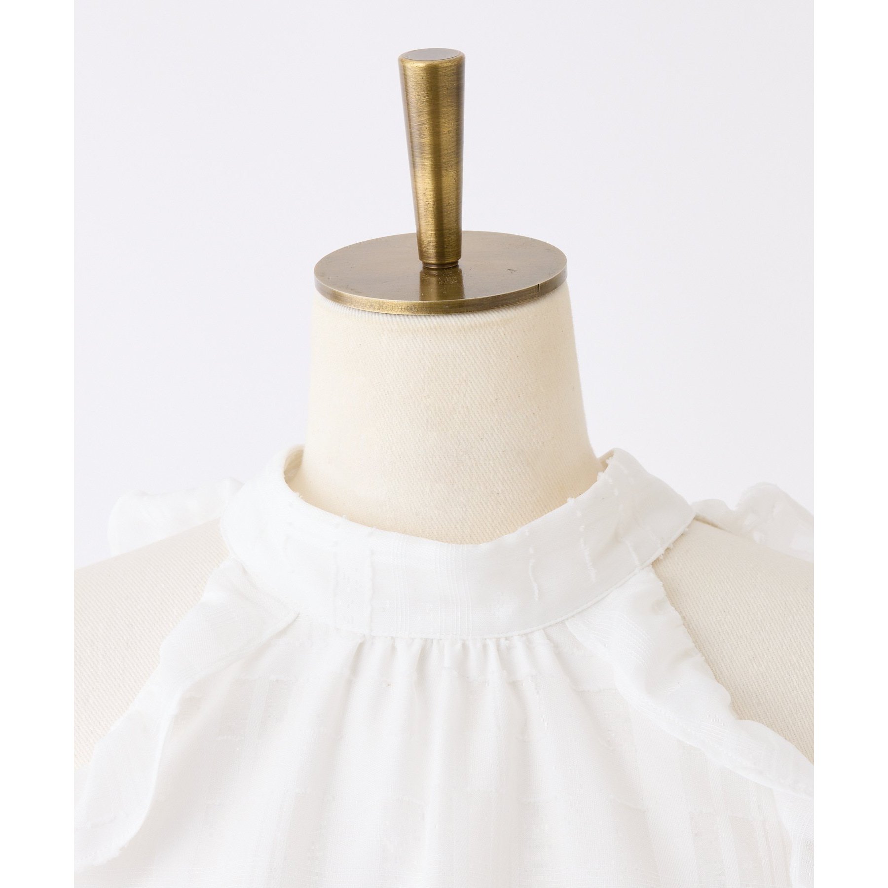 Sofia Ruffle One-piece (Ivory)★韓国人気★[Grace U] Sofia Ruffle One-piece (Ivory) - GRACE U