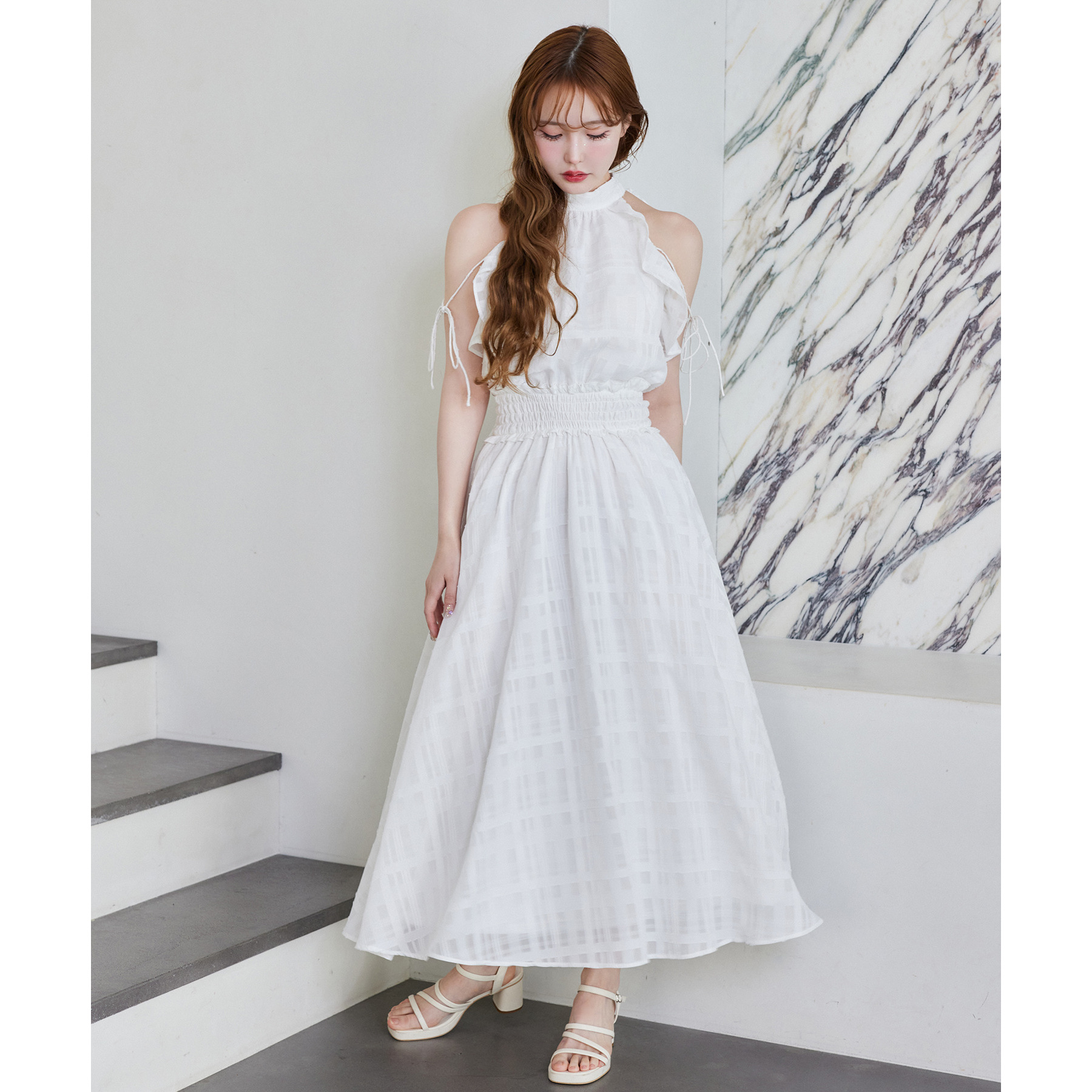 驚きの価格が実現！ Fluffy Romance collection】アメスリロングワンピース ワンピース