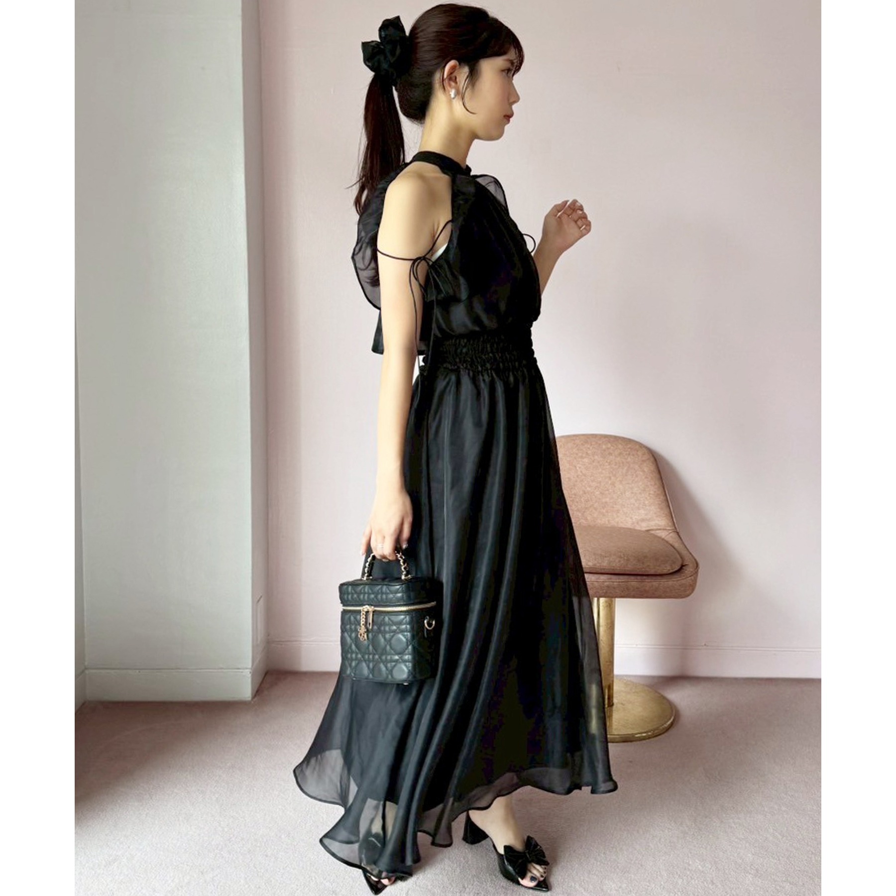 Fluffy Romance collection】 アメスリロングワンピース Fluffy Romance collection】アメスリロングワンピース