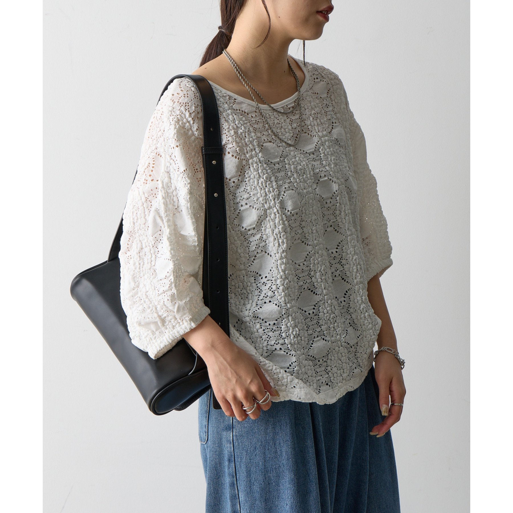 プクプクレースプルオーバー | ファッション通販サイト NUGU