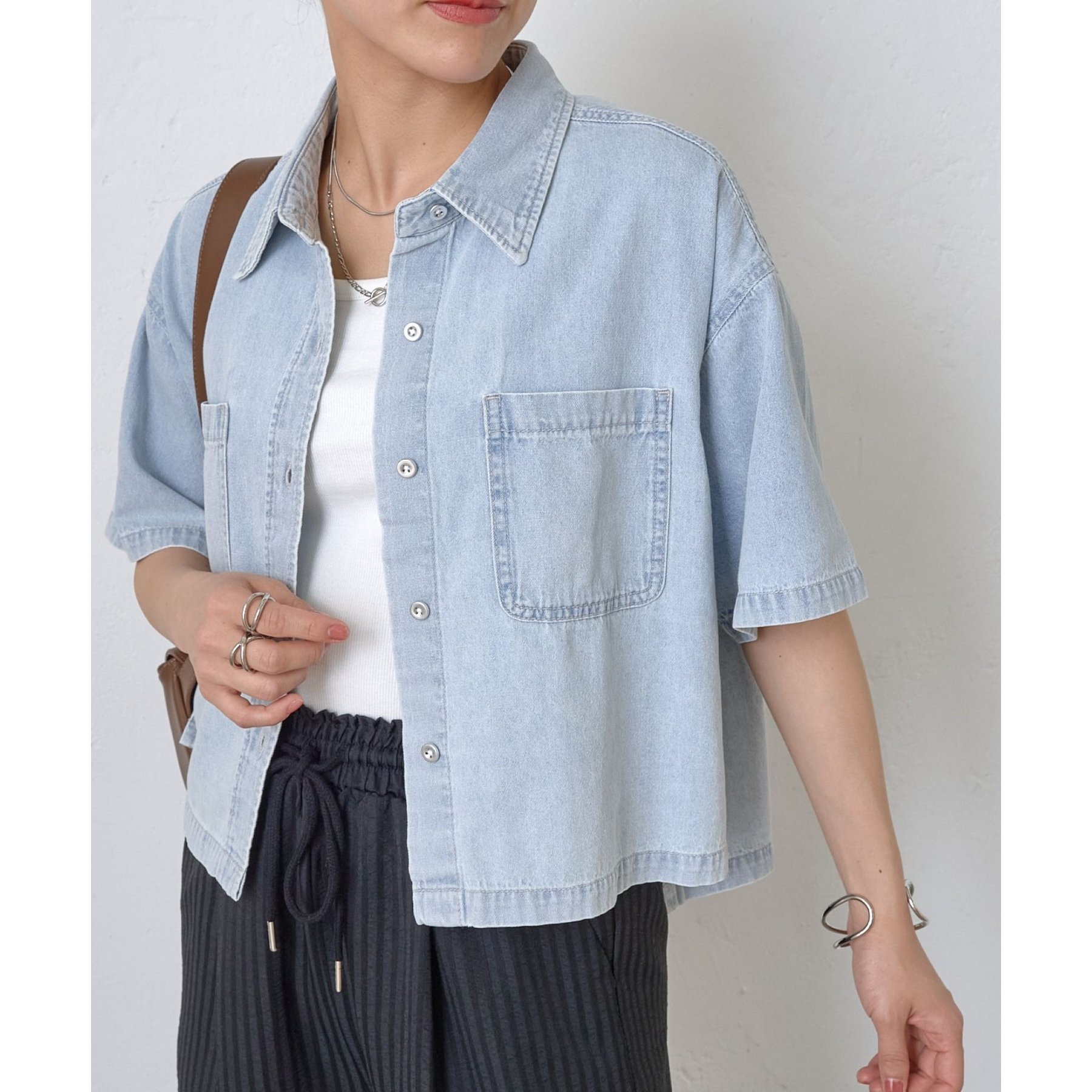 デニム半袖シャツ | ファッション通販サイト NUGU