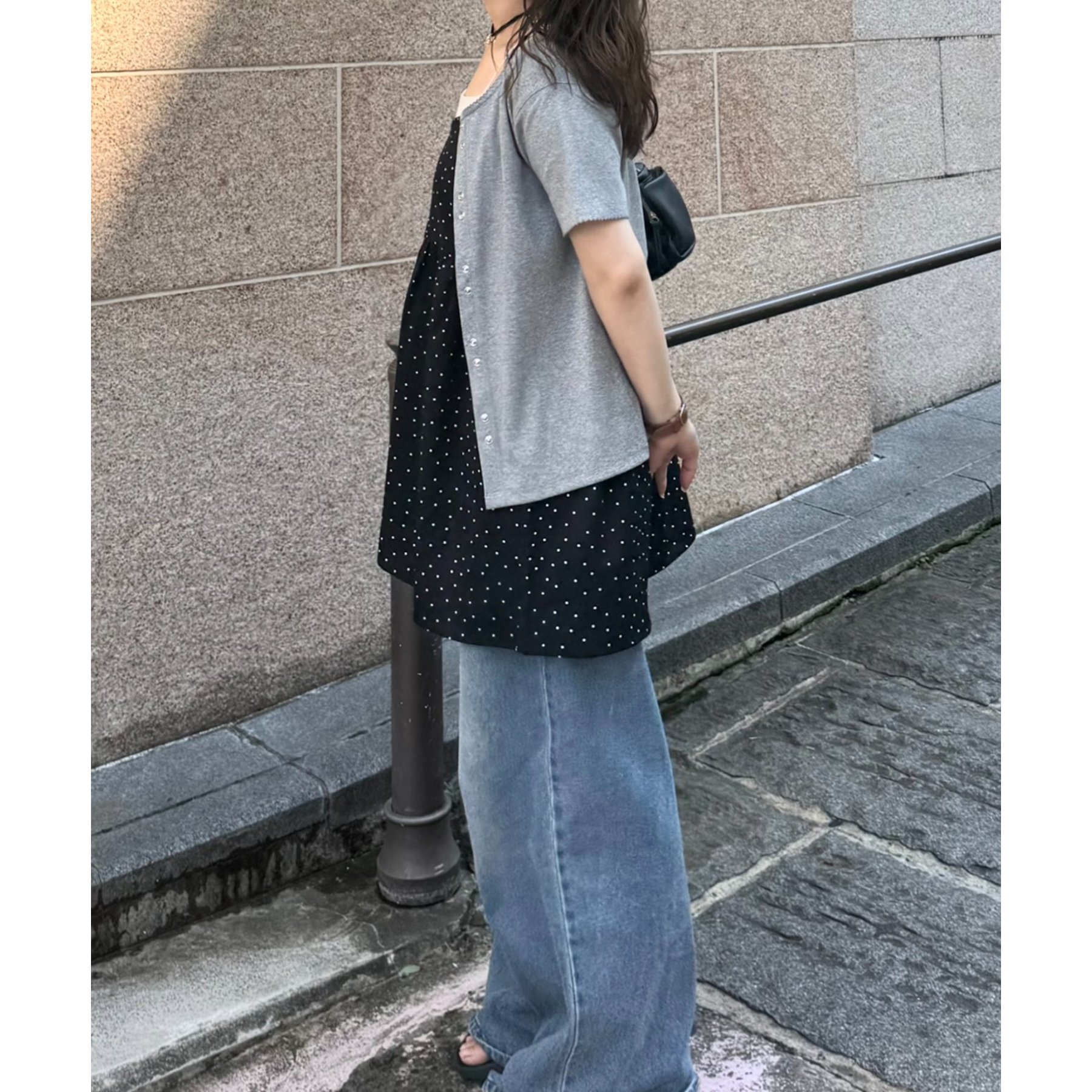 y2k❤️ 00s 当時物 花柄 リボン キャミ チュニックTRALALA系 平成ギャル Y2K グランジ 花柄 フェアリー リボン チュニック