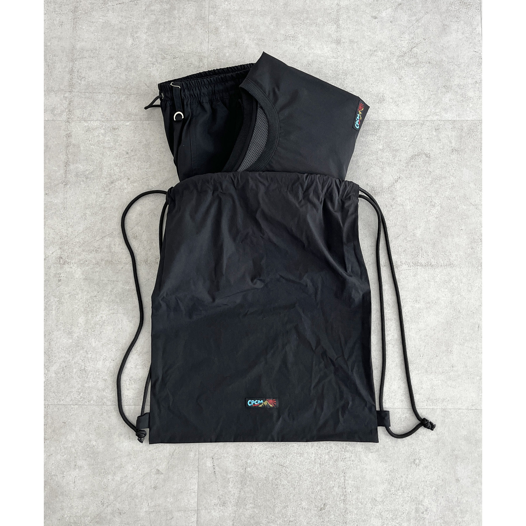 フェス3点セット】ストレッチナイロンセットアップ