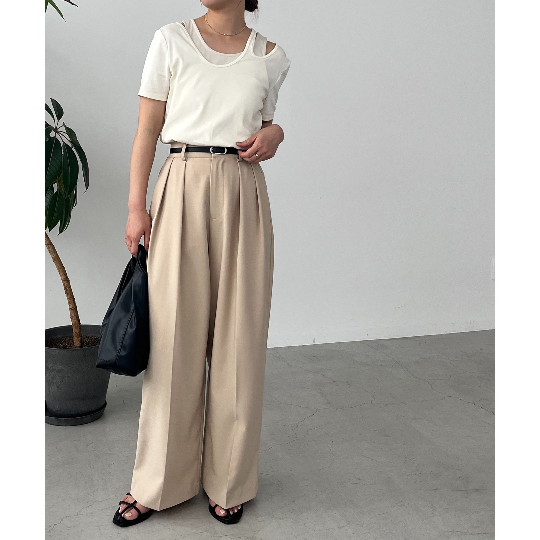 ド*ミ様 ヴィヴィアンウエストウッド カットソー レイヤード 変形 アシメ オー アシンメトリーレイヤードカットソー – レディースファッション