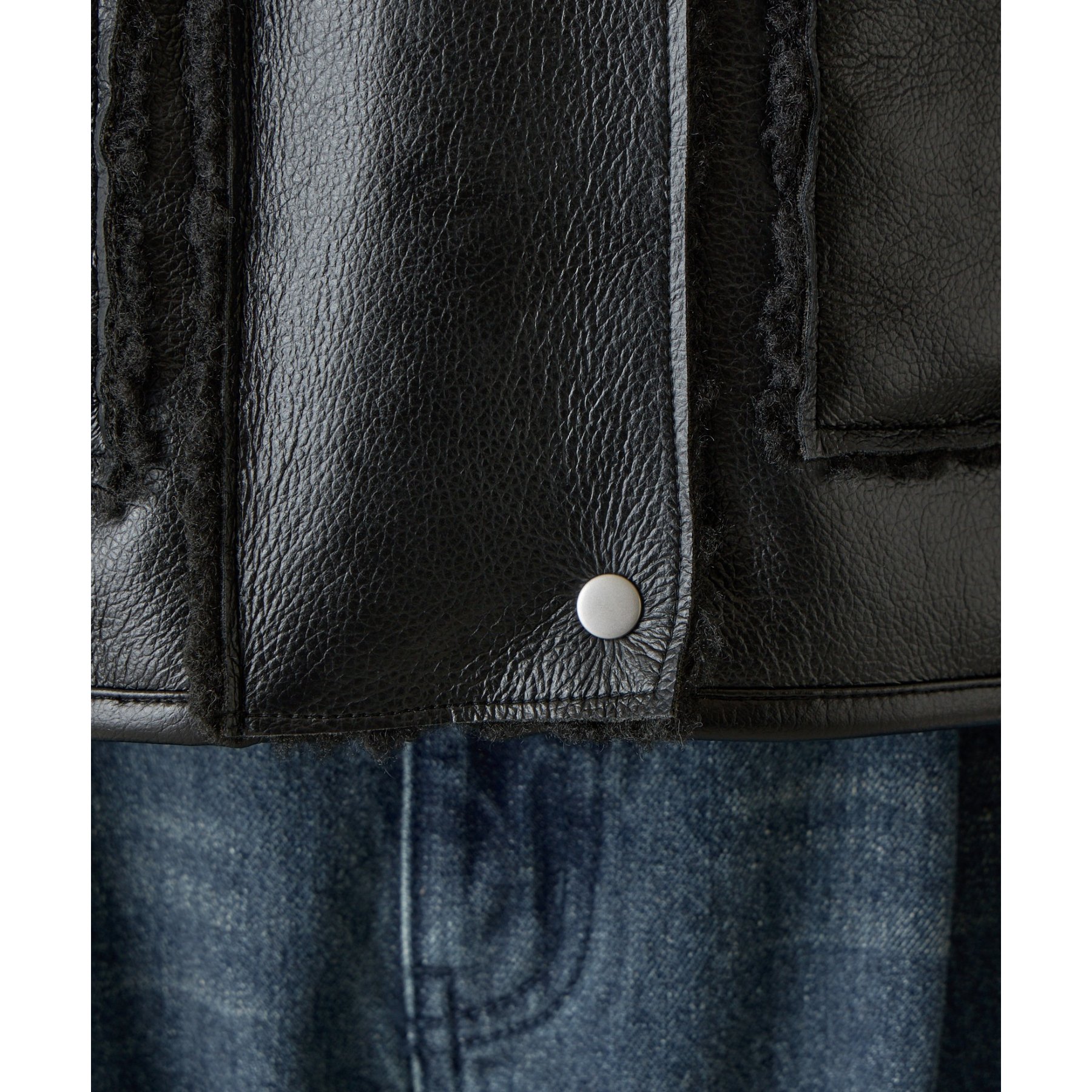 フェイクレザームートンブルゾン | ファッション通販サイト NUGU